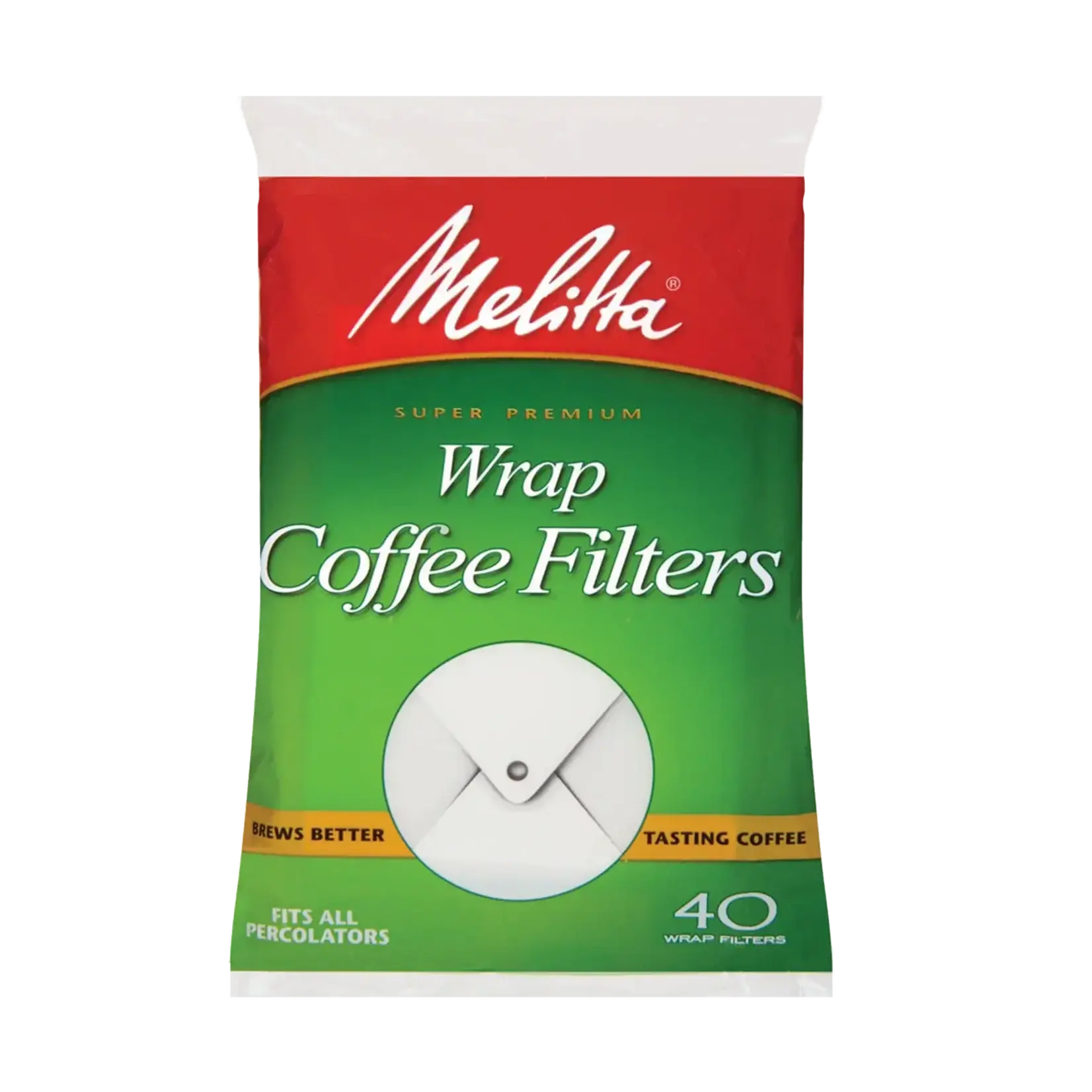 MELITTA Filtre enveloppants pour percolateur (40)