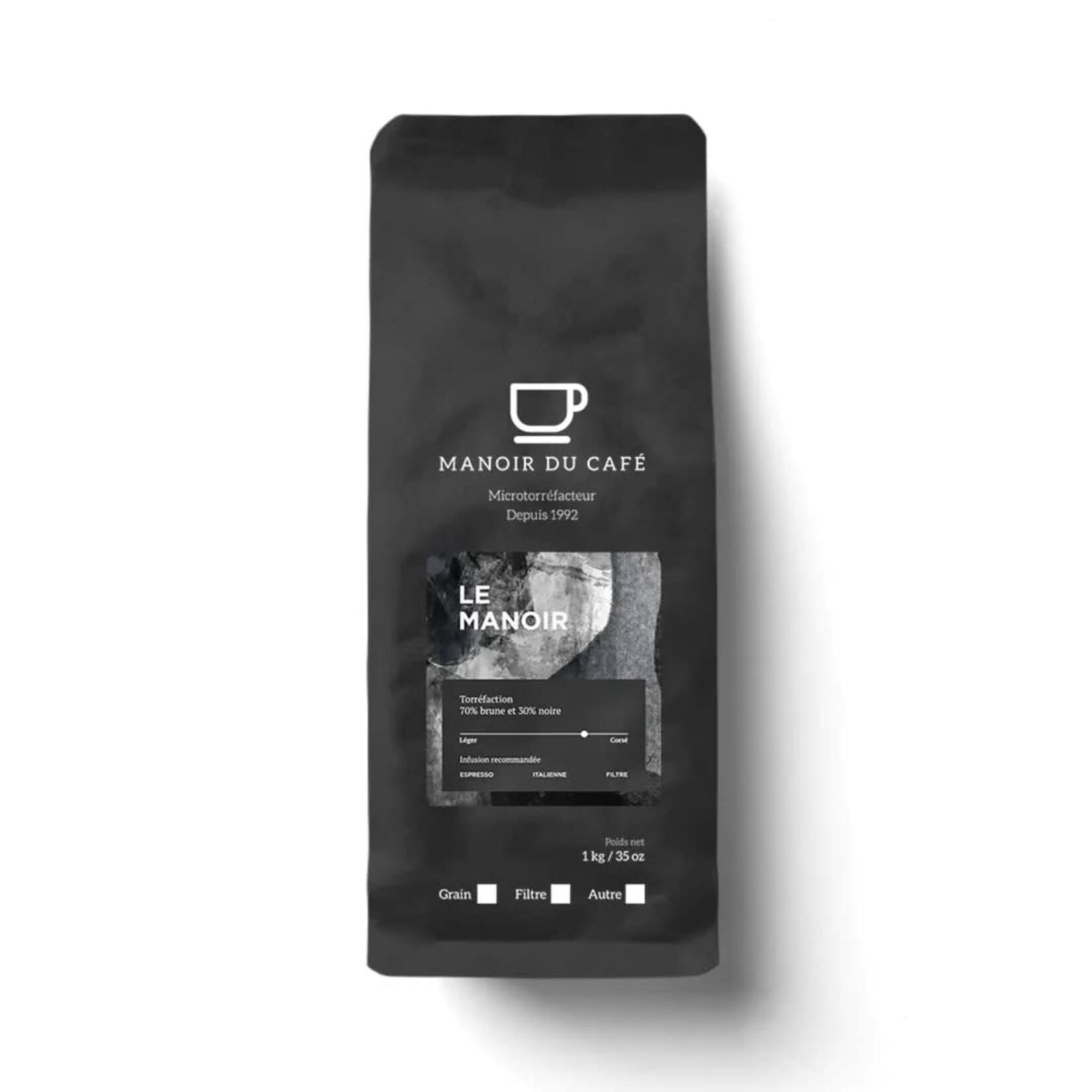MANOIR DU CAFÉ CAFÉ ESPRESSO LE MANOIR 400G EN GRAIN
