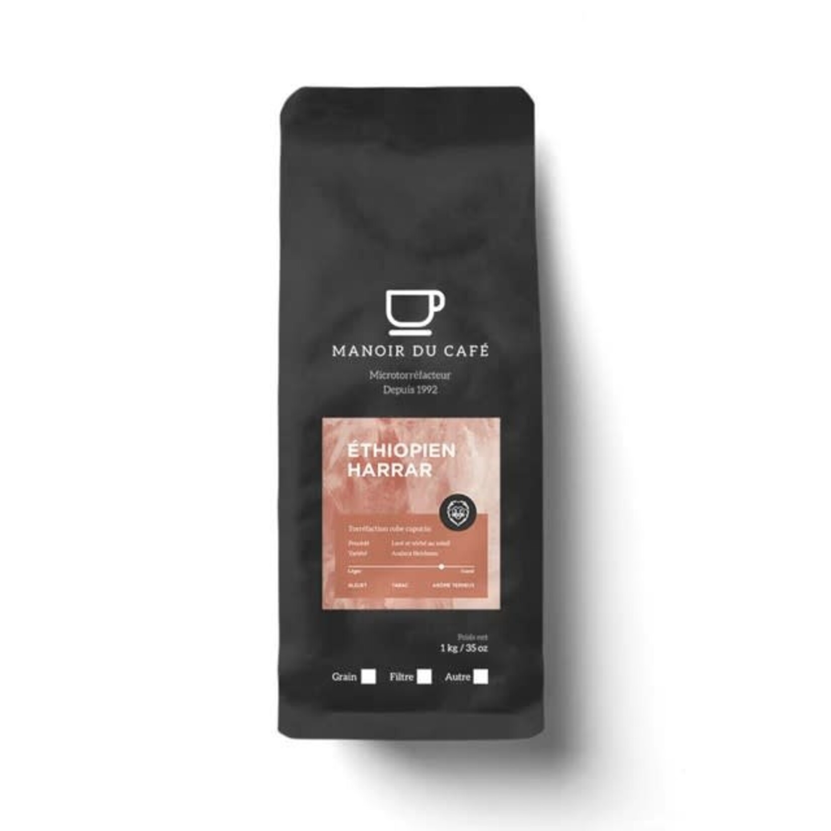 MANOIR DU CAFÉ Café ÉTHIOPIEN HARRAR, 1kg