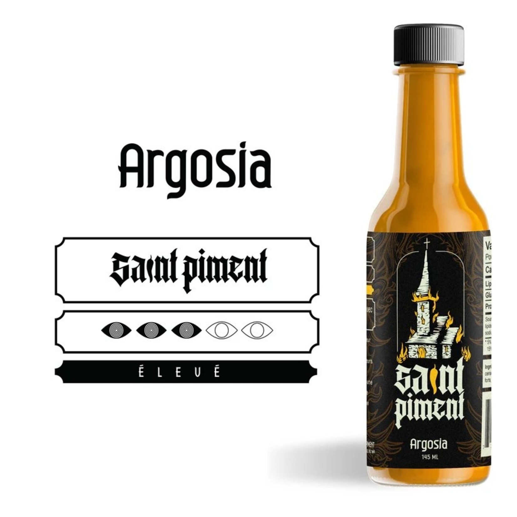SAINT-PIMENT SAINT-PIMENT SAUCE PIQUANTE ARGOSIA 145ML