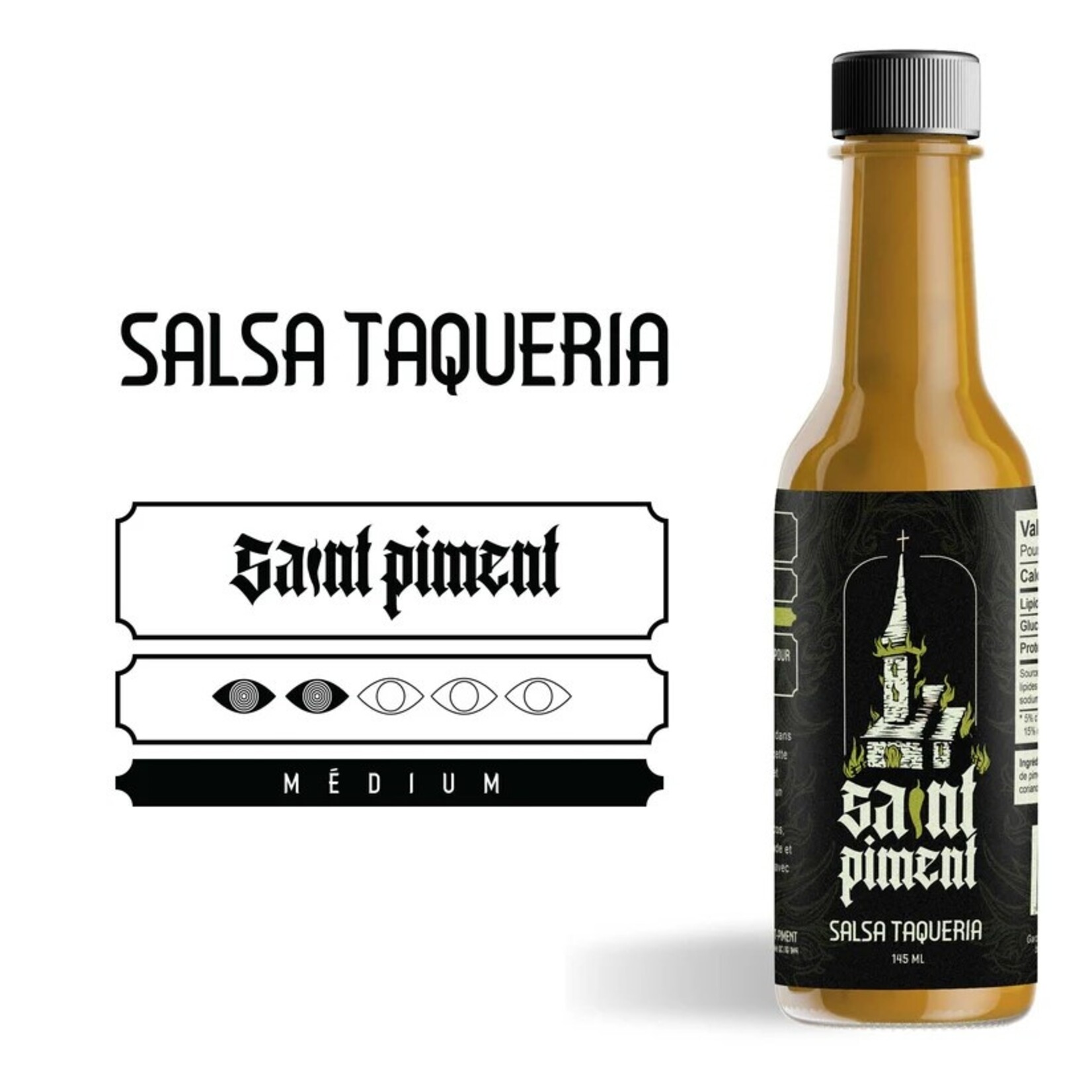 SAINT-PIMENT Sauce piquante SALSA TAQUERIA, 145ml