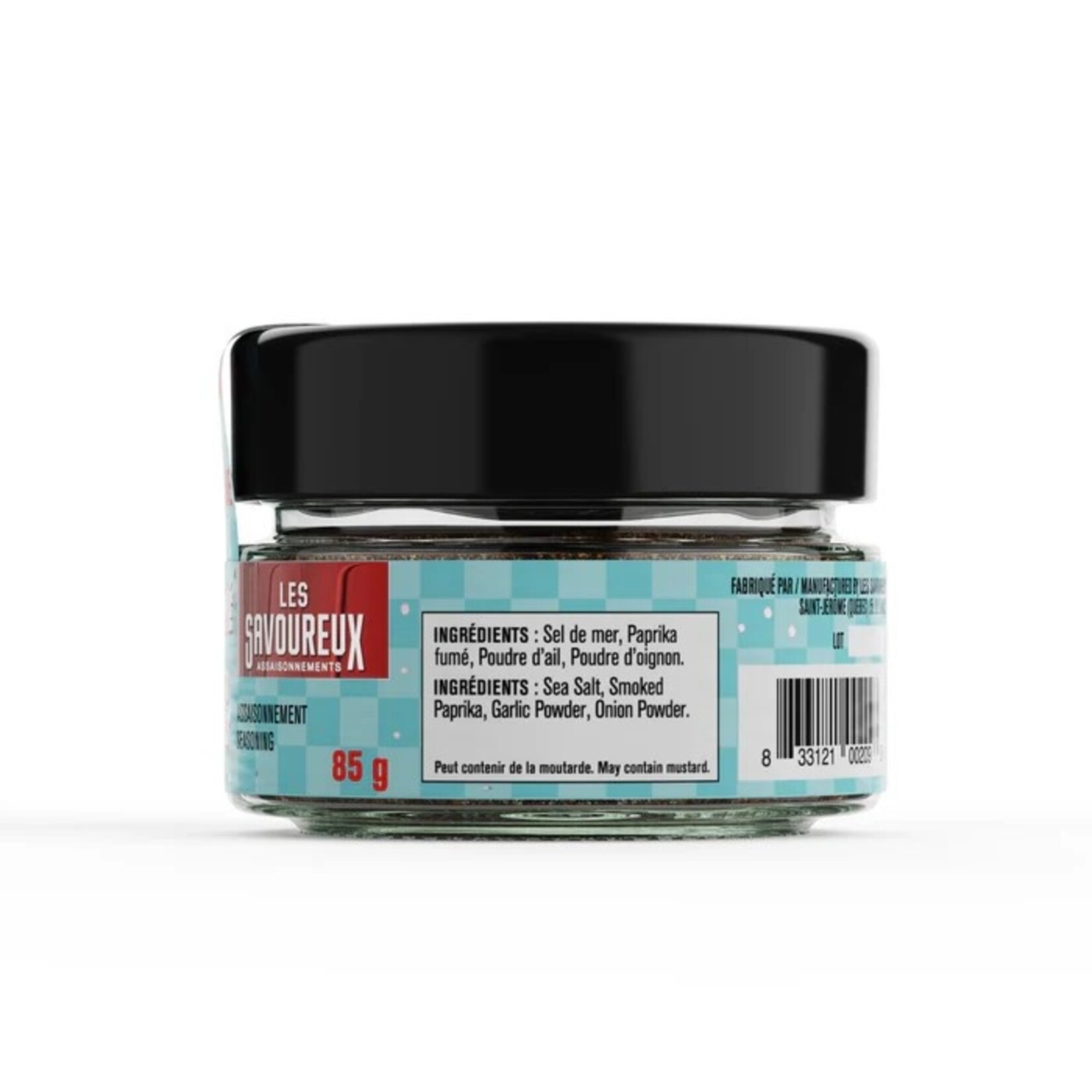 LES SAVOUREUX Assaisonnement Sel Fumé, 85g