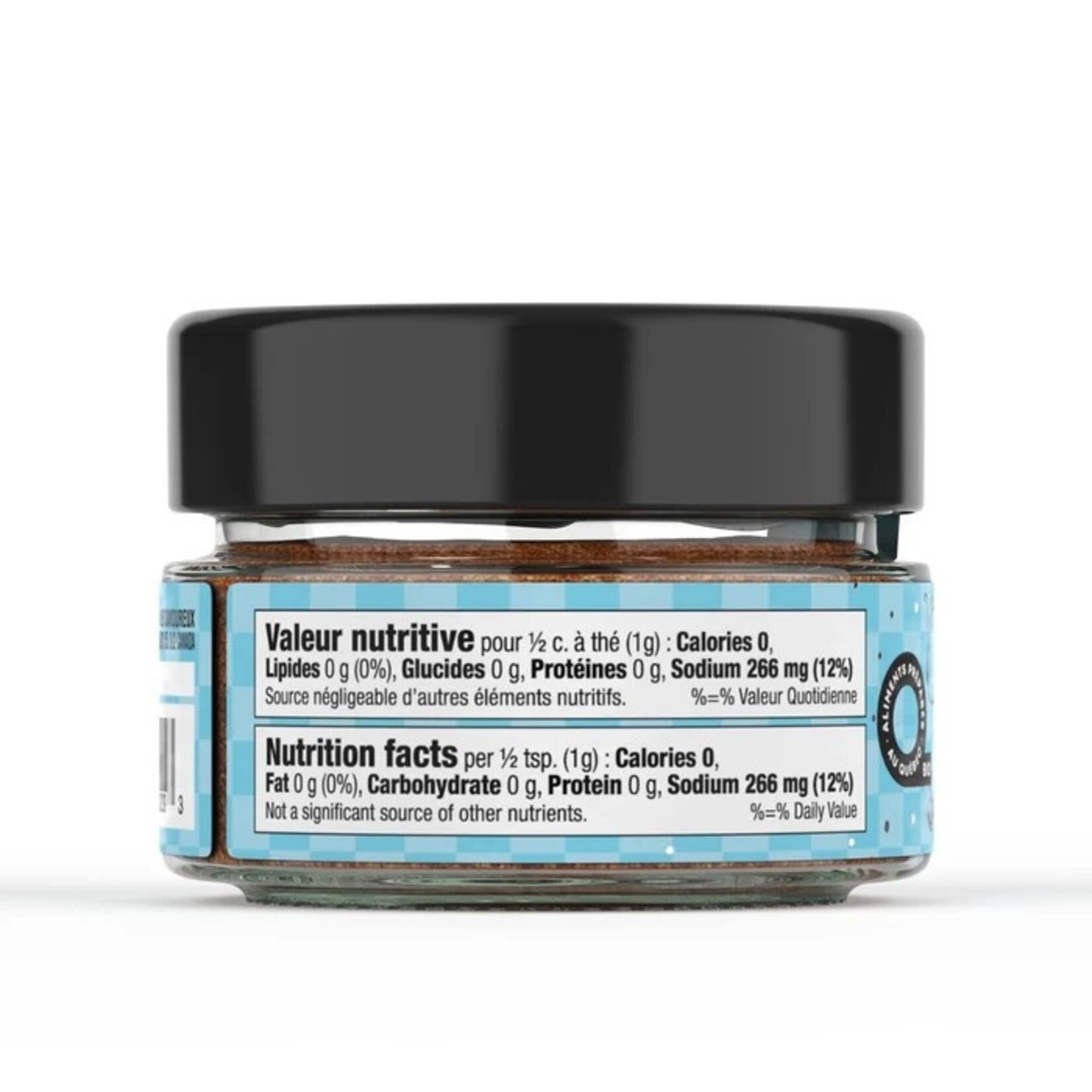 LES SAVOUREUX Assaisonnement Sel Fumé, 85g