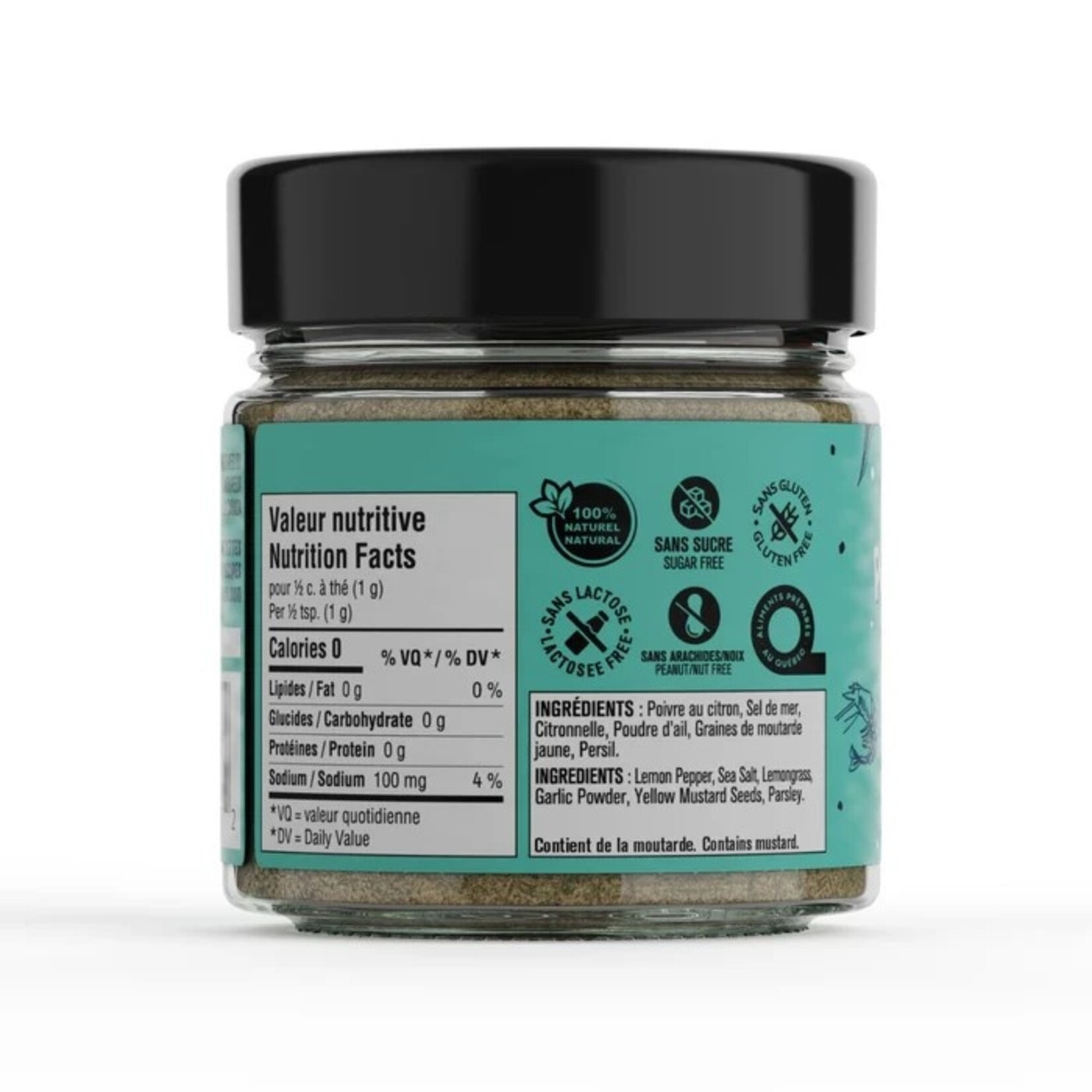 LES SAVOUREUX Assaisonnement à Poisson, 95g