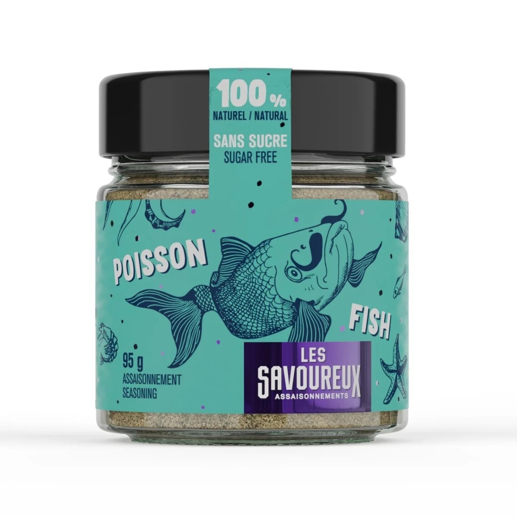 LES SAVOUREUX Assaisonnement à Poisson, 95g