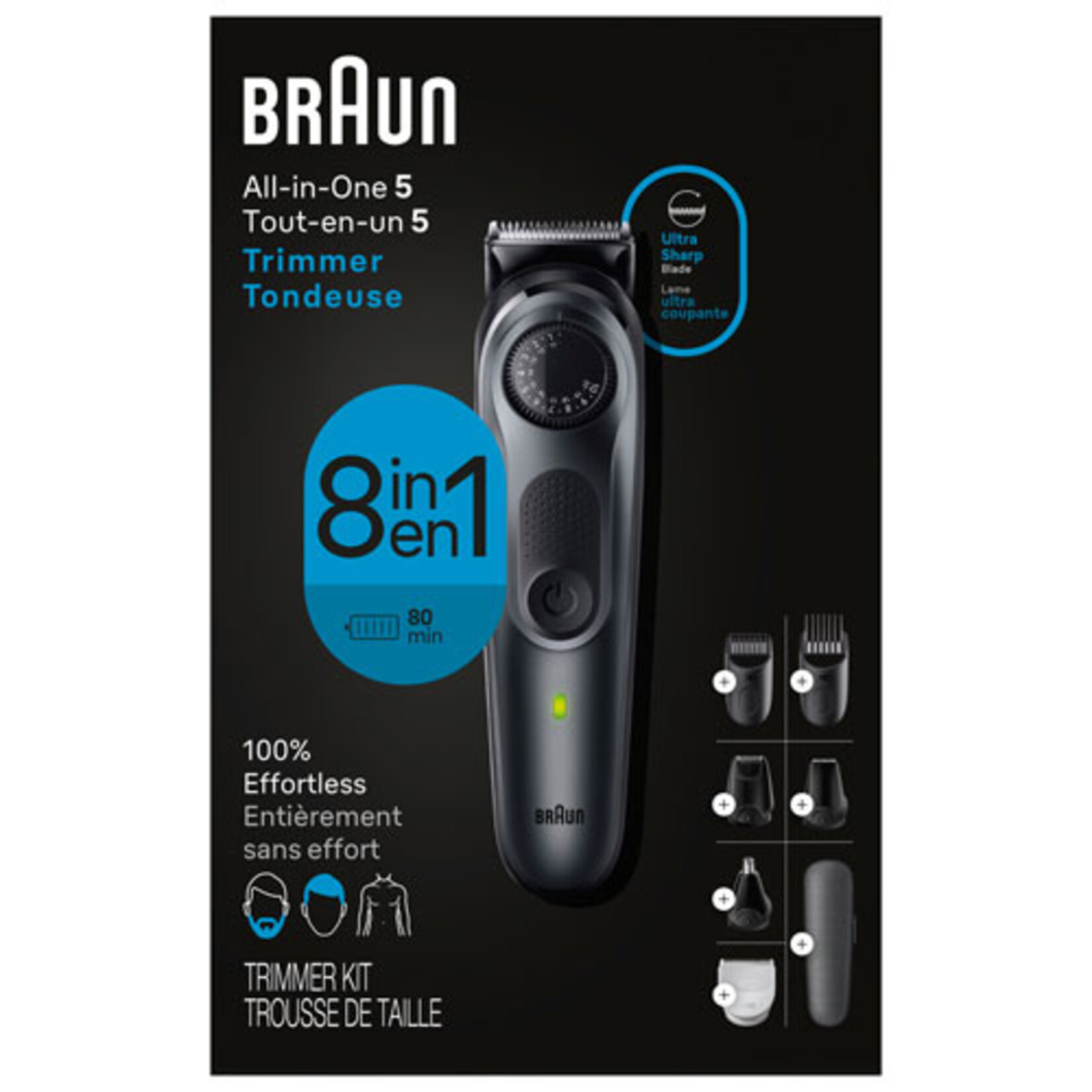 BRAUN Tondeuse 8-en-1