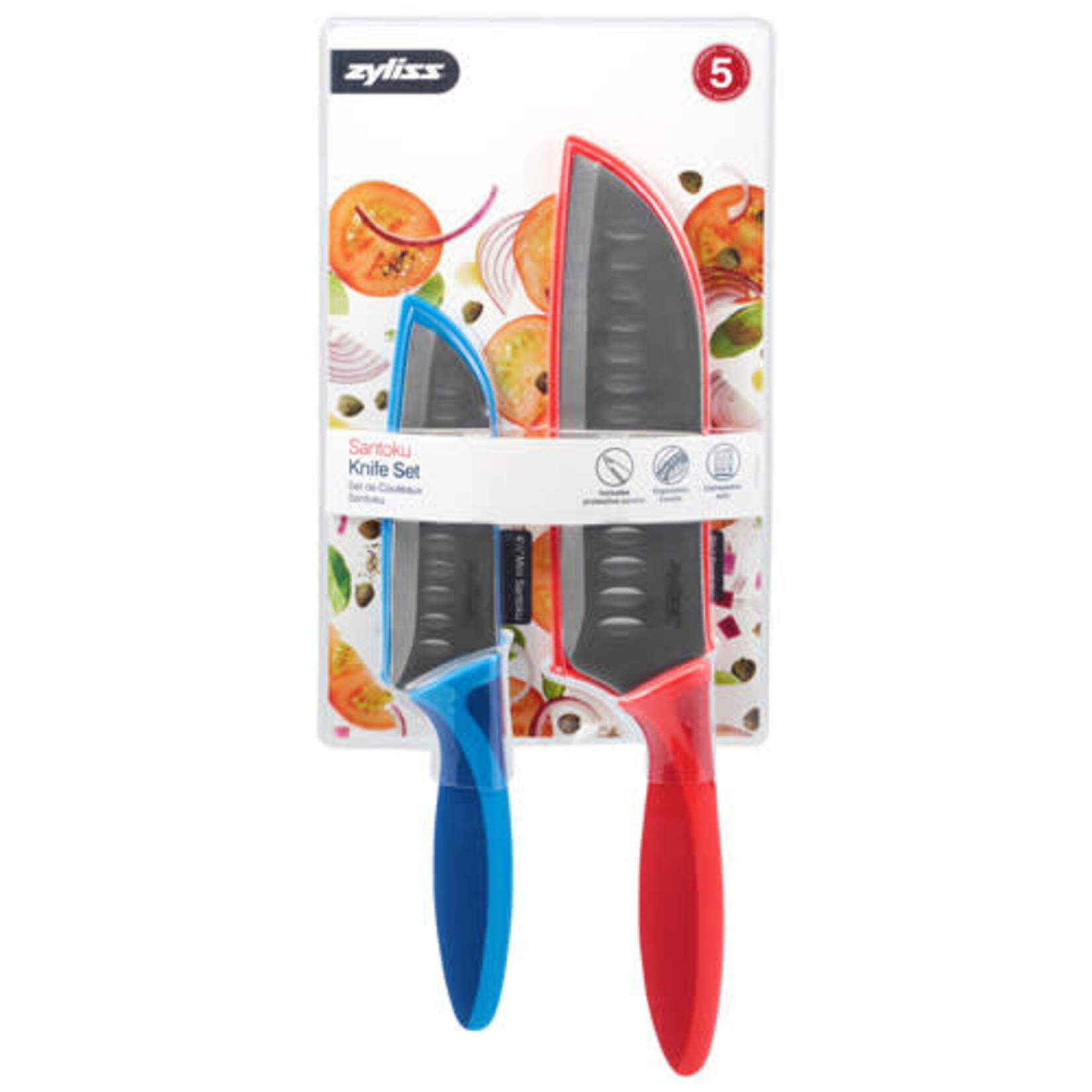 ZYLISS Ensemble de 2 couteaux santoku