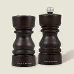 COLE & MASON London Chocolate Wood Salt Shaker & Pepper Mill Set