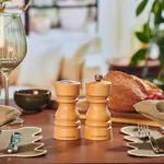 COLE & MASON London Natural Beech Salt Shaker & Pepper Mill Set