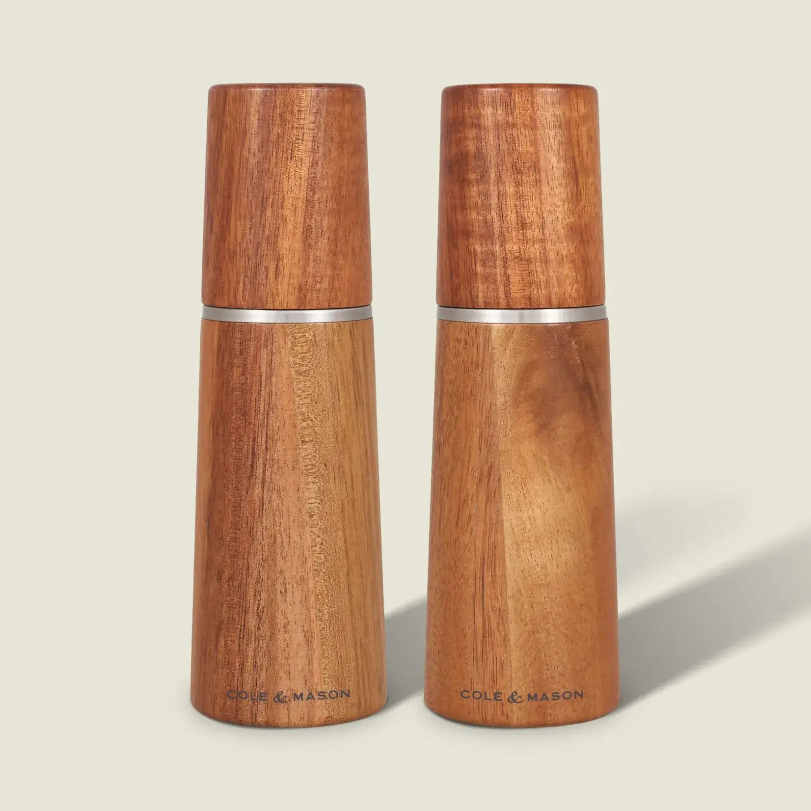 COLE & MASON Marlow Natural Acacia Salt & Pepper Mills
