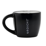 GROSCHE Tasses (4) espresso double en céramique noire, 150ml