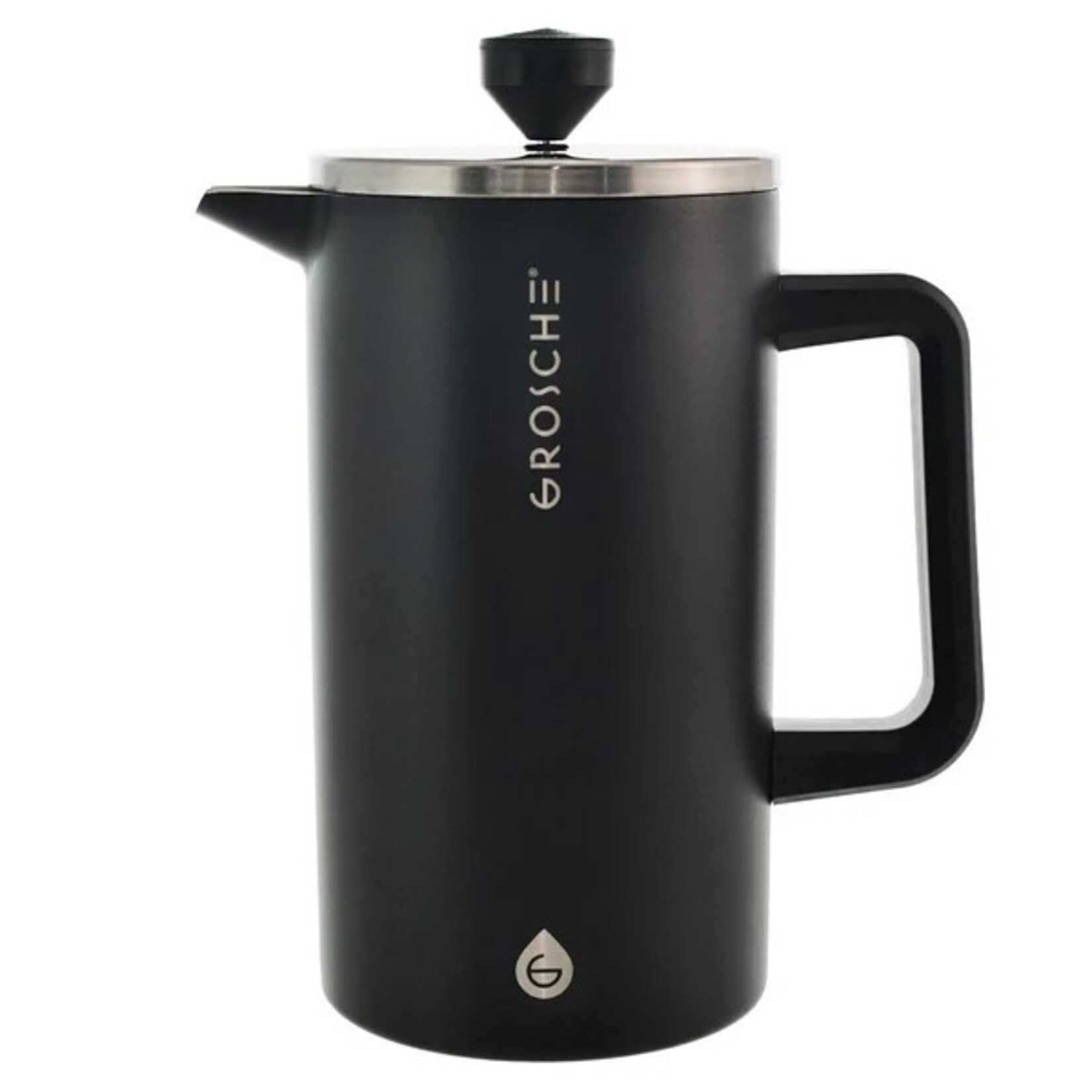 GROSCHE DUBLIN Stainless Steel Double Walled French Press - 34 fl. oz / 1L