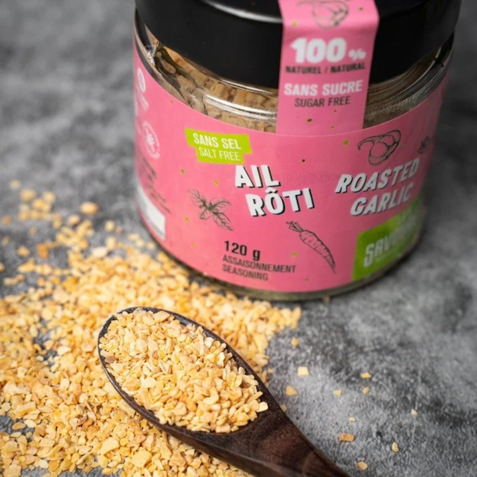 LES SAVOUREUX Assaisonnement ail rôti, 120g