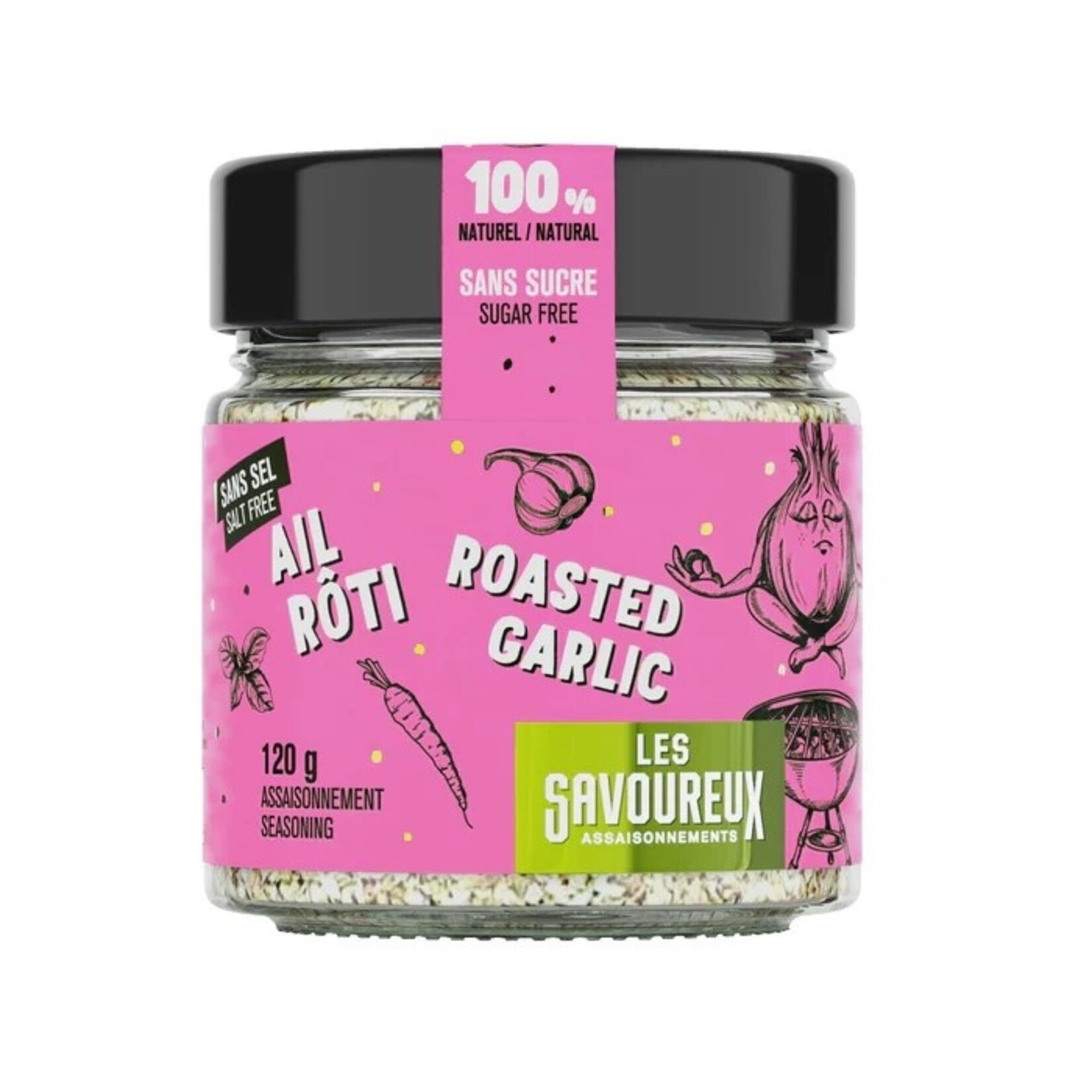 LES SAVOUREUX Roasted garlic - spice and seasoning, 120g