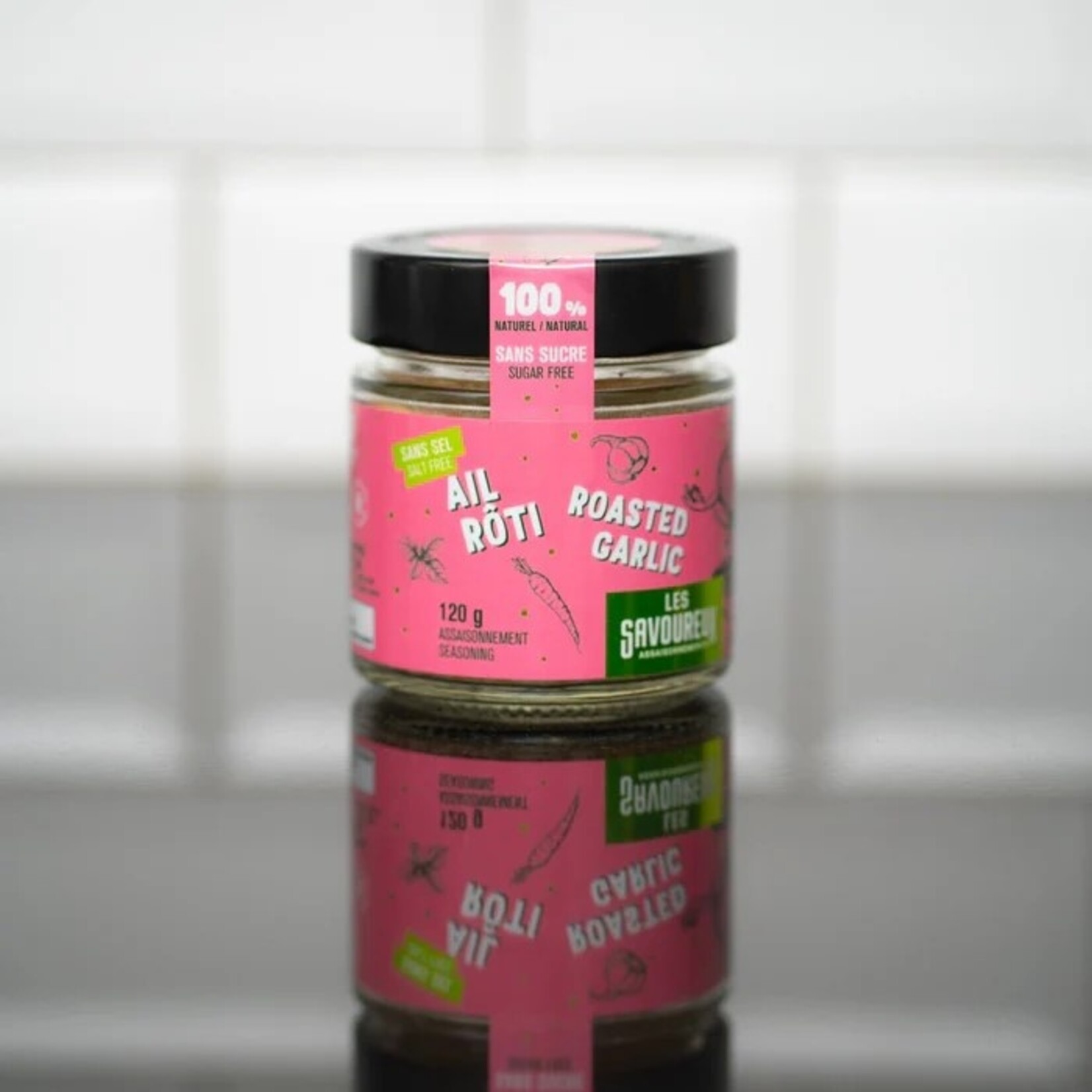 LES SAVOUREUX Roasted garlic - spice and seasoning, 120g