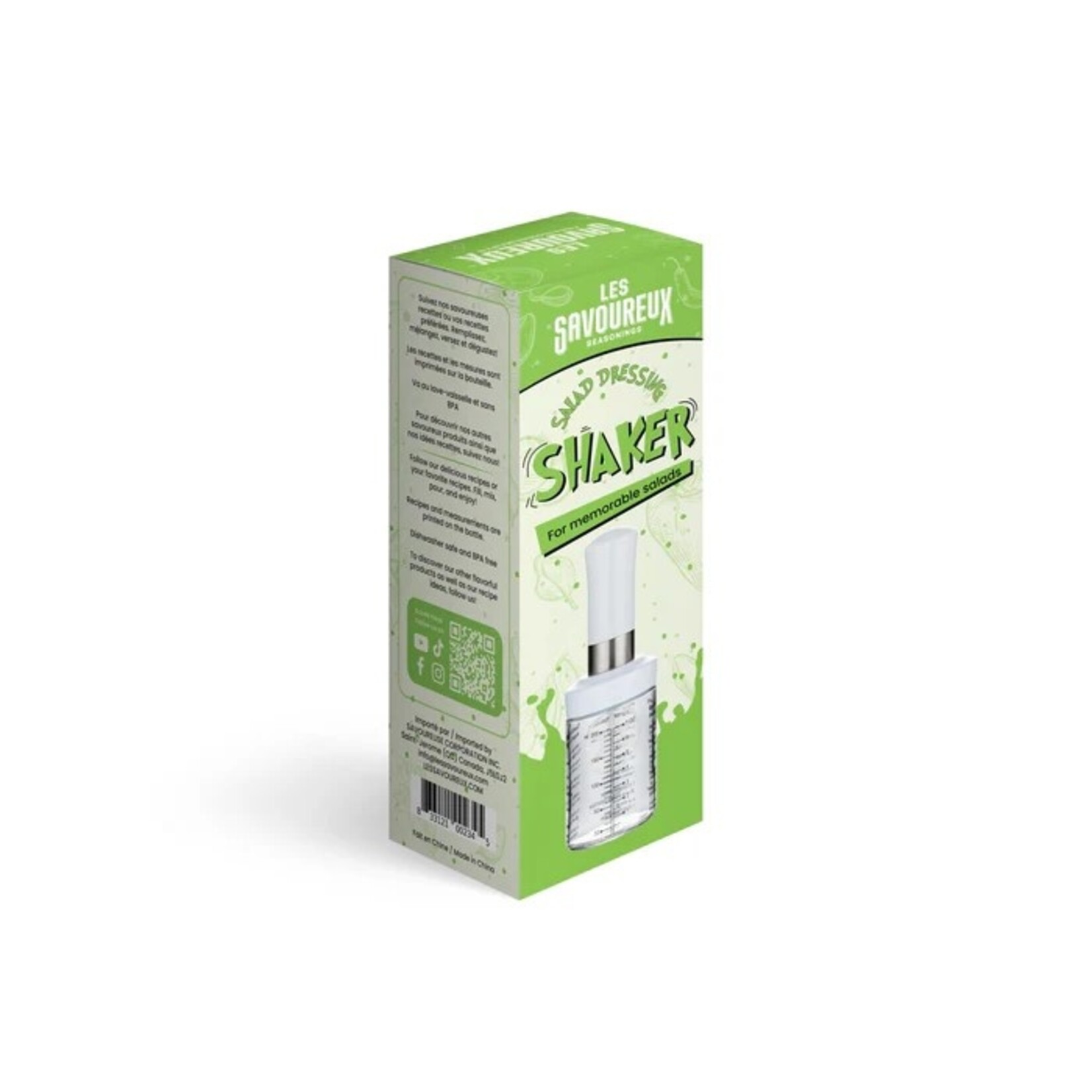 LES SAVOUREUX Salad dressing shaker