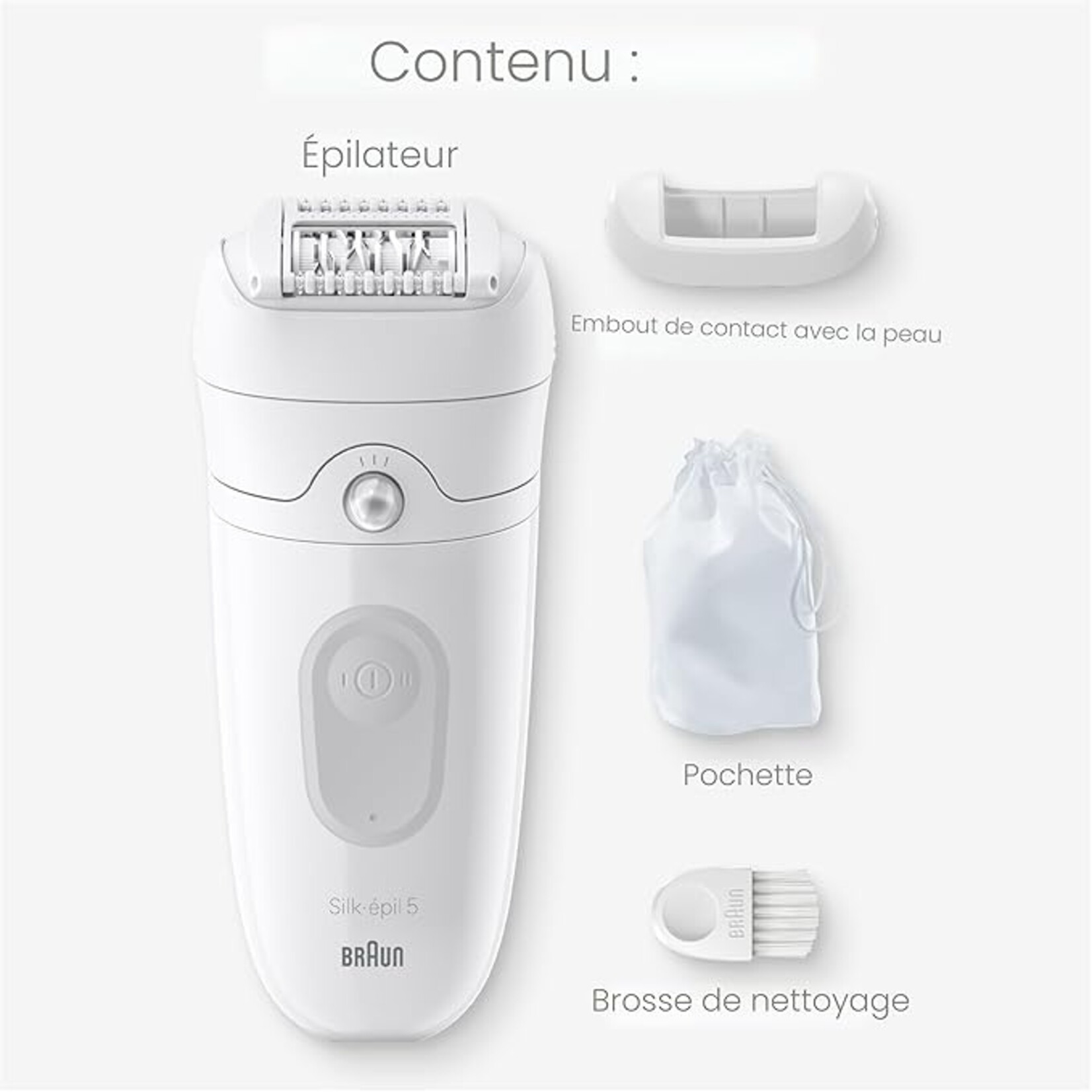BRAUN Épilateur rechargeable Silk-Épil 5