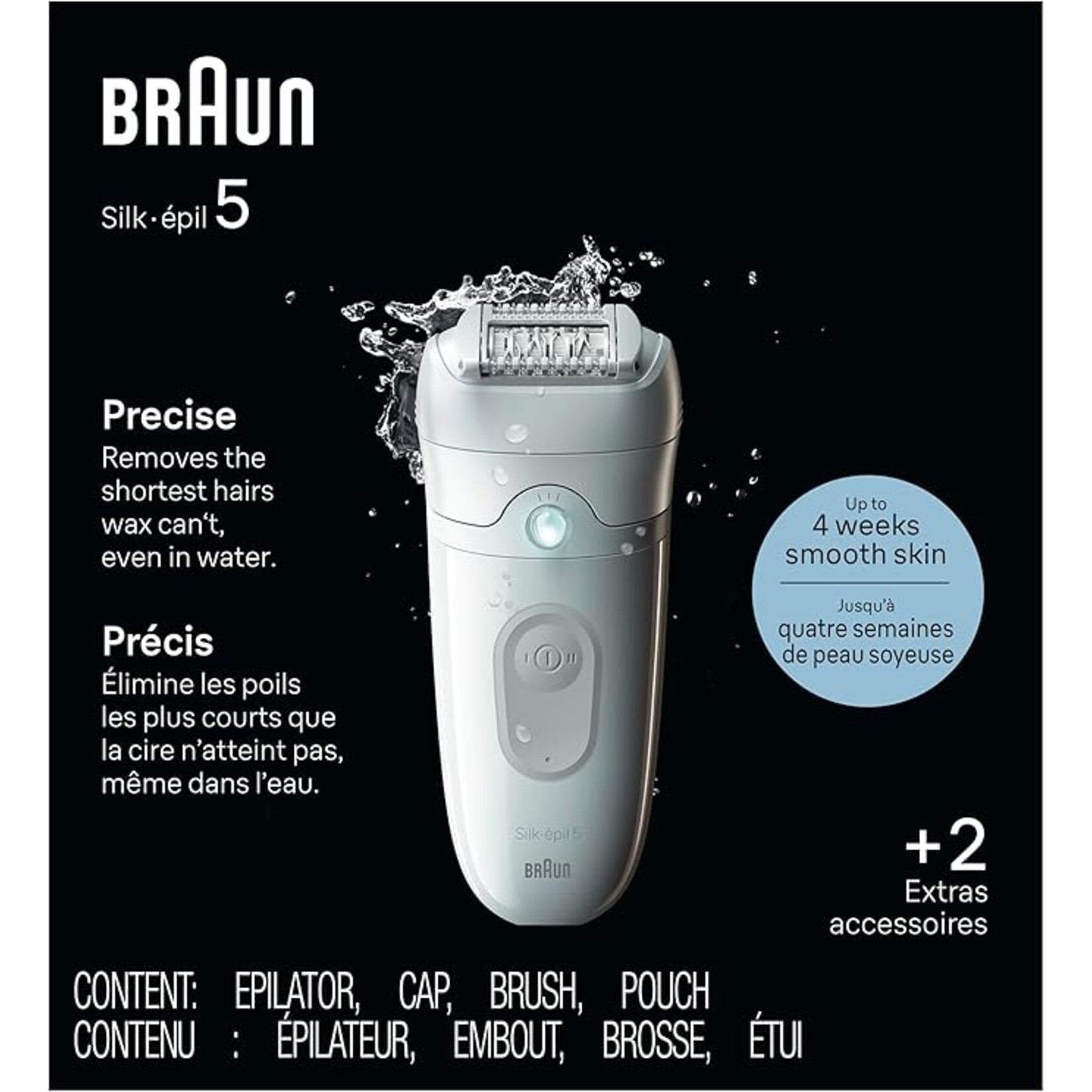 BRAUN Épilateur rechargeable Silk-Épil 5