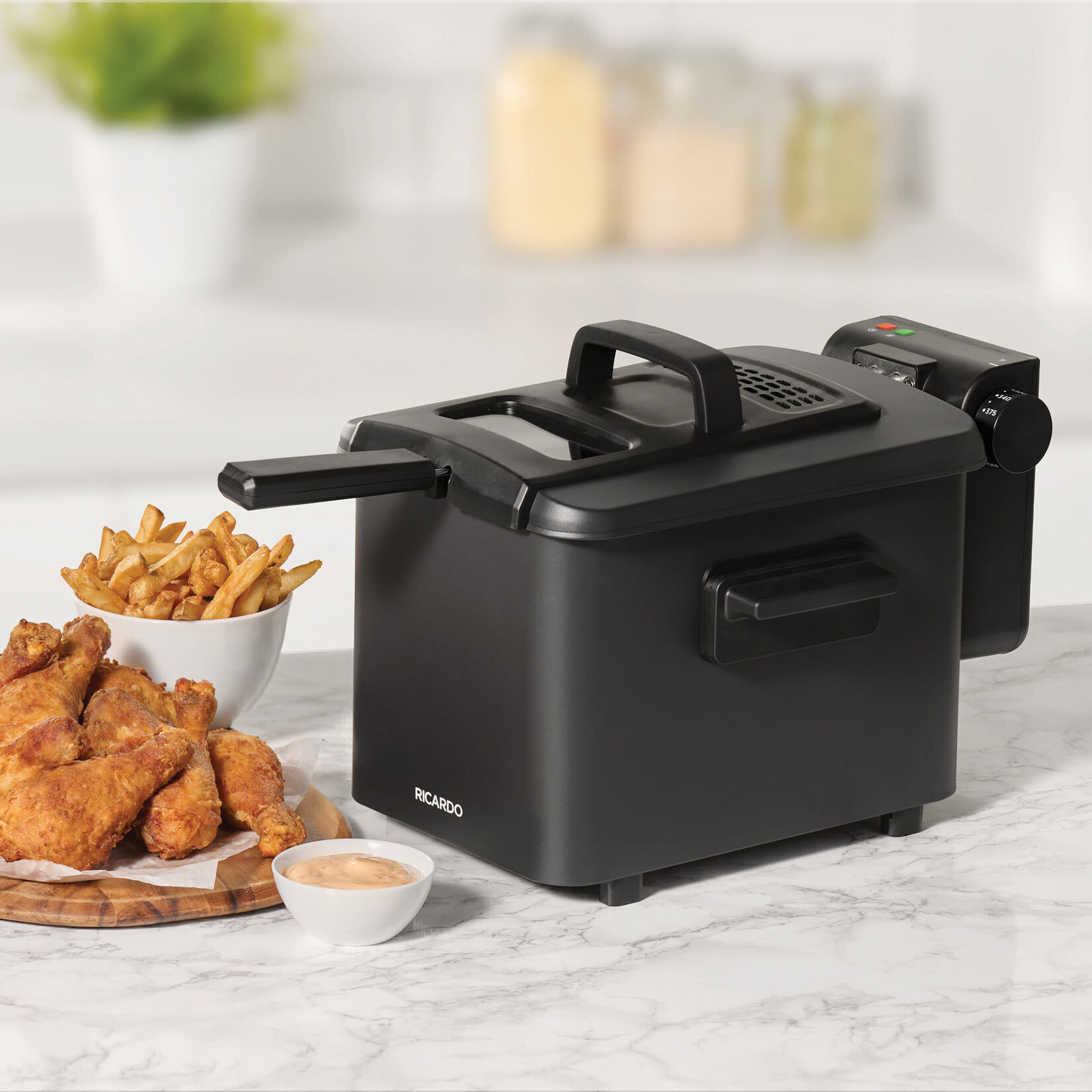 RICARDO Friteuse 3.5l, noire