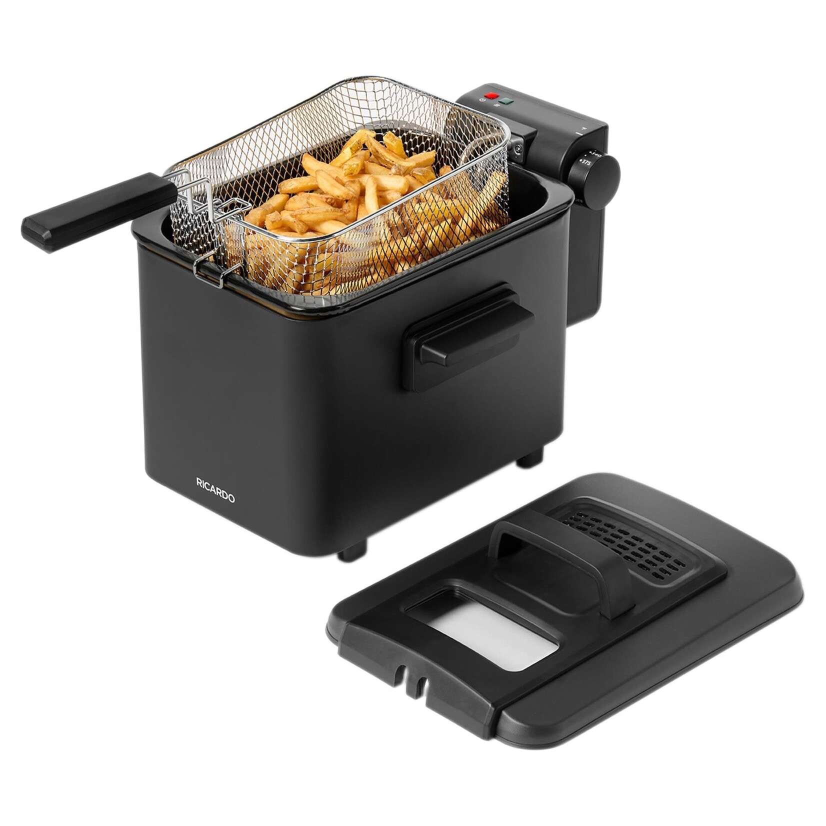 RICARDO Friteuse 3.5l, noire