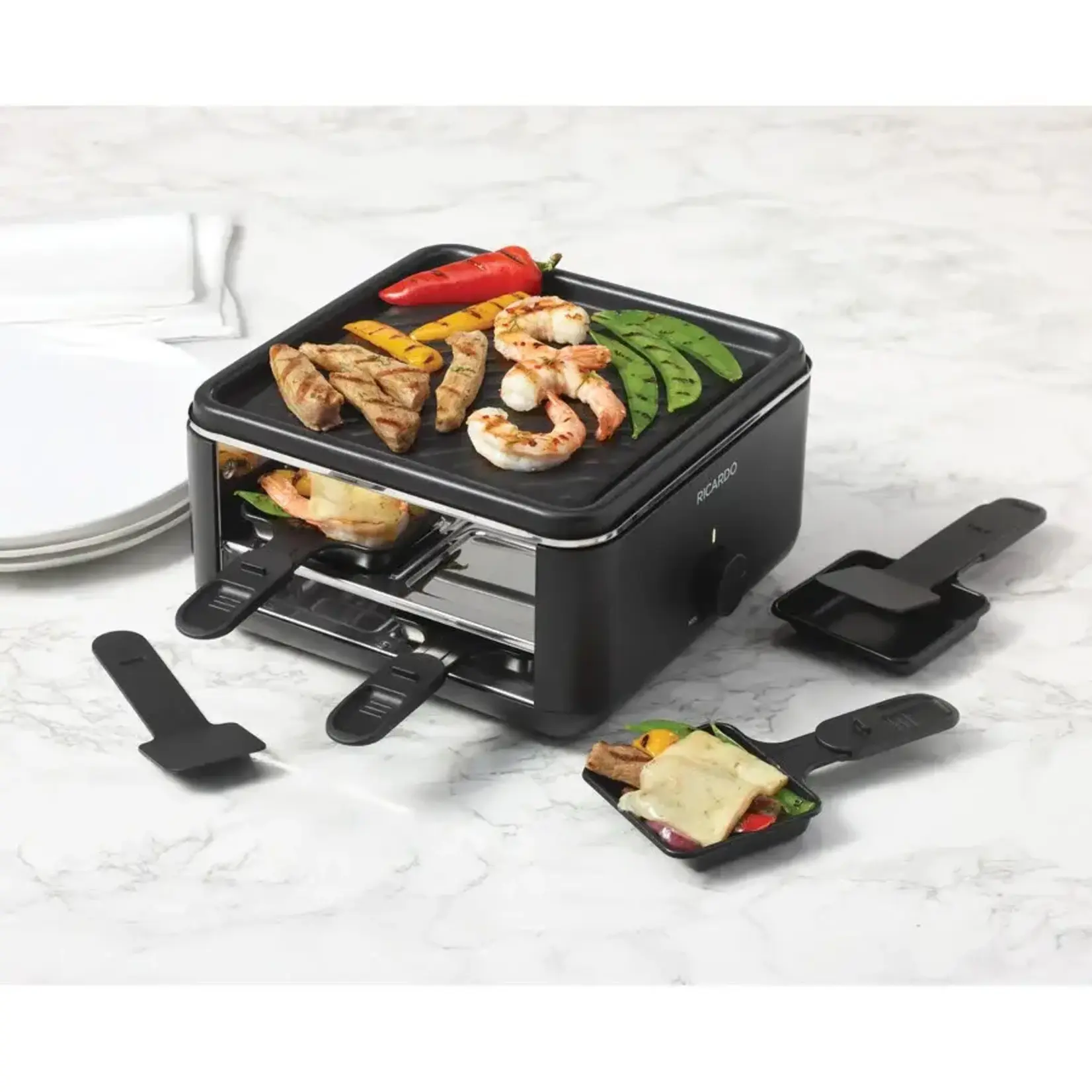 RICARDO 4-Person Raclette Set