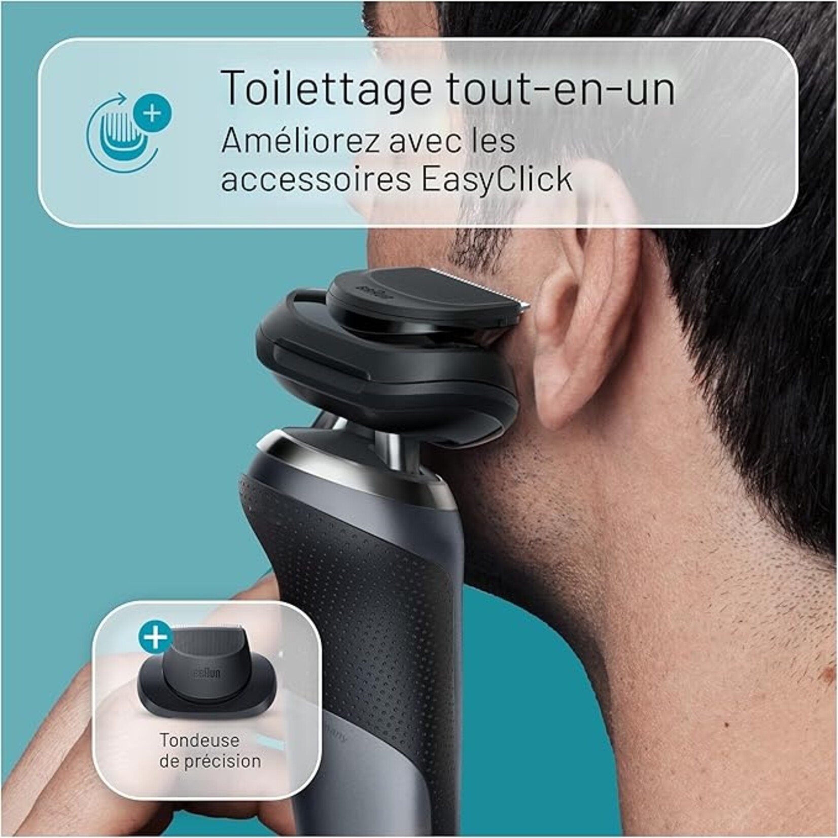 BRAUN Rasoir rechargeable Série 7 Turbo