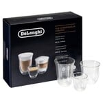 DELONGHI Ensemble de 6 verres à café Connoisseur