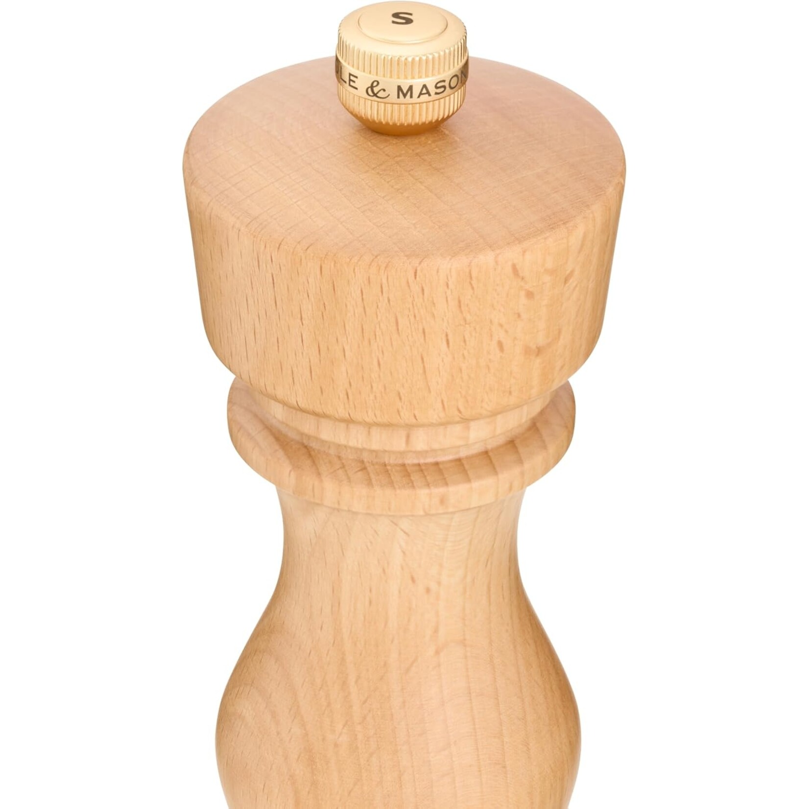 COLE & MASON  Moulin à poivre en hêtre naturel London avec sélection de mouture