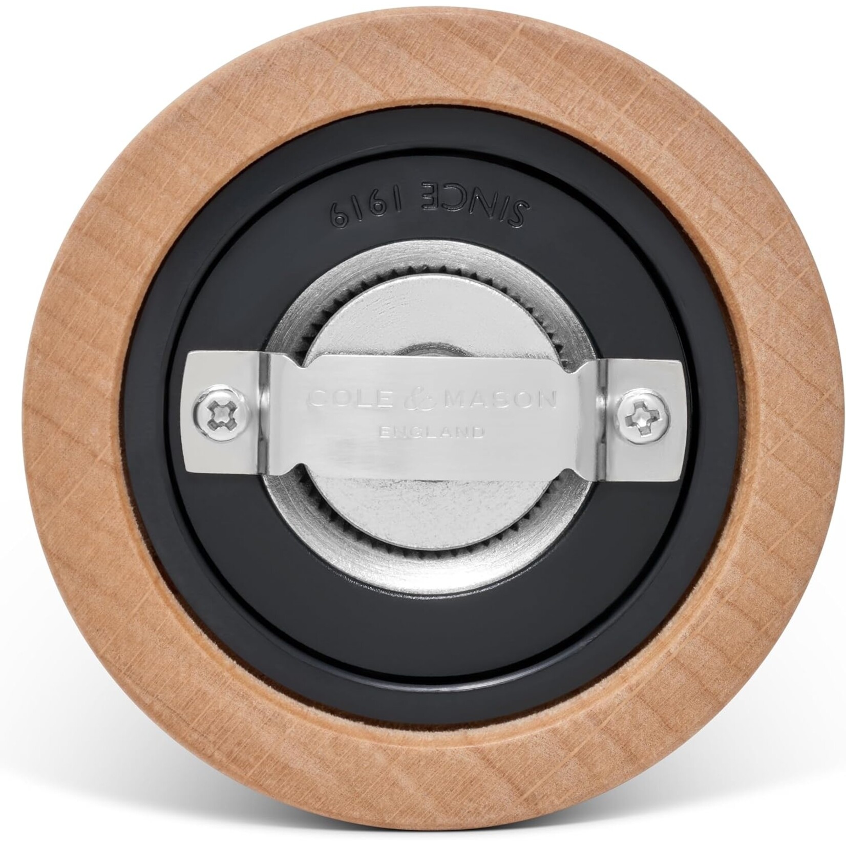 COLE & MASON  Moulin à poivre en hêtre naturel London avec sélection de mouture