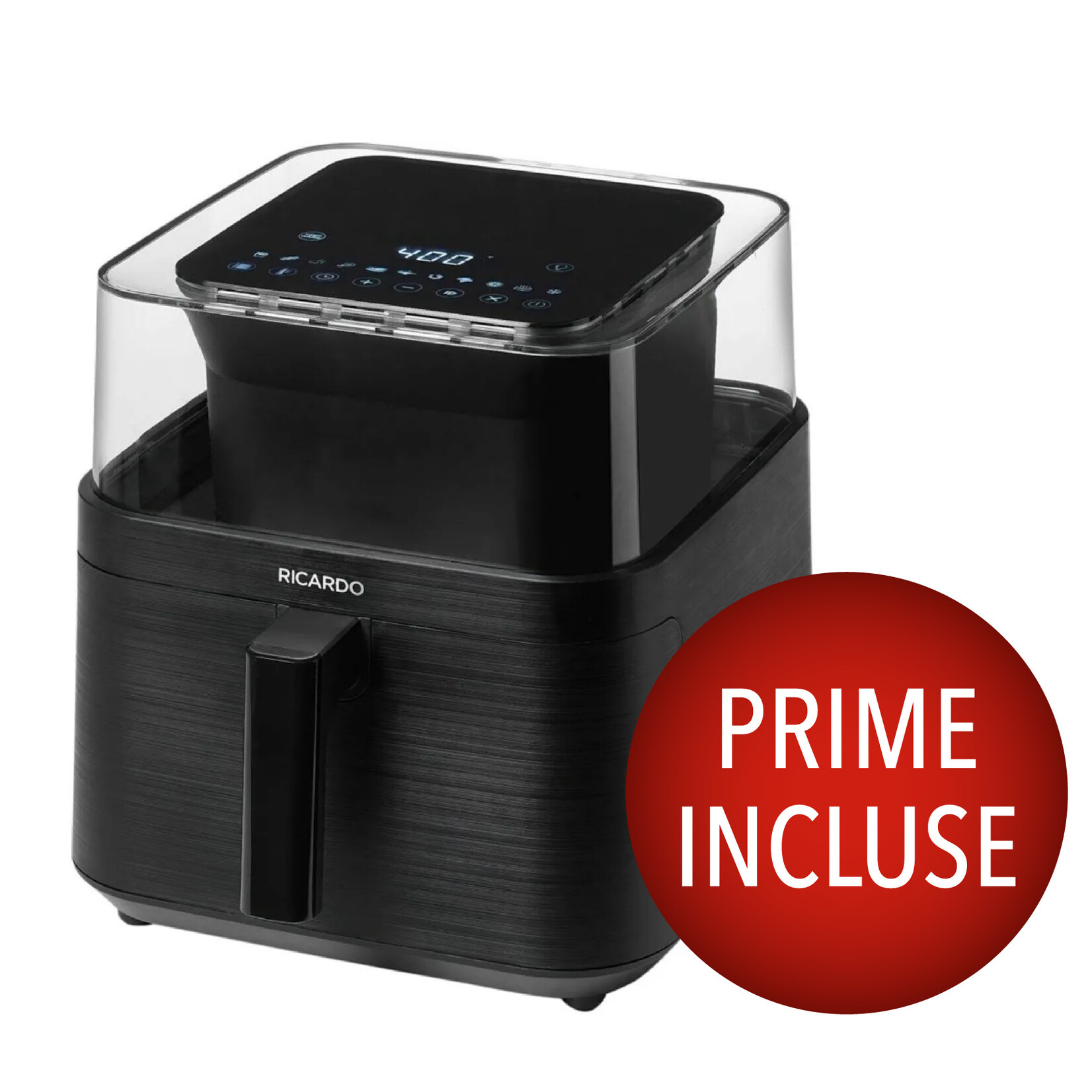 RICARDO Friteuse à air chaud 7,2L avec vaporisateur Ricardo en prime