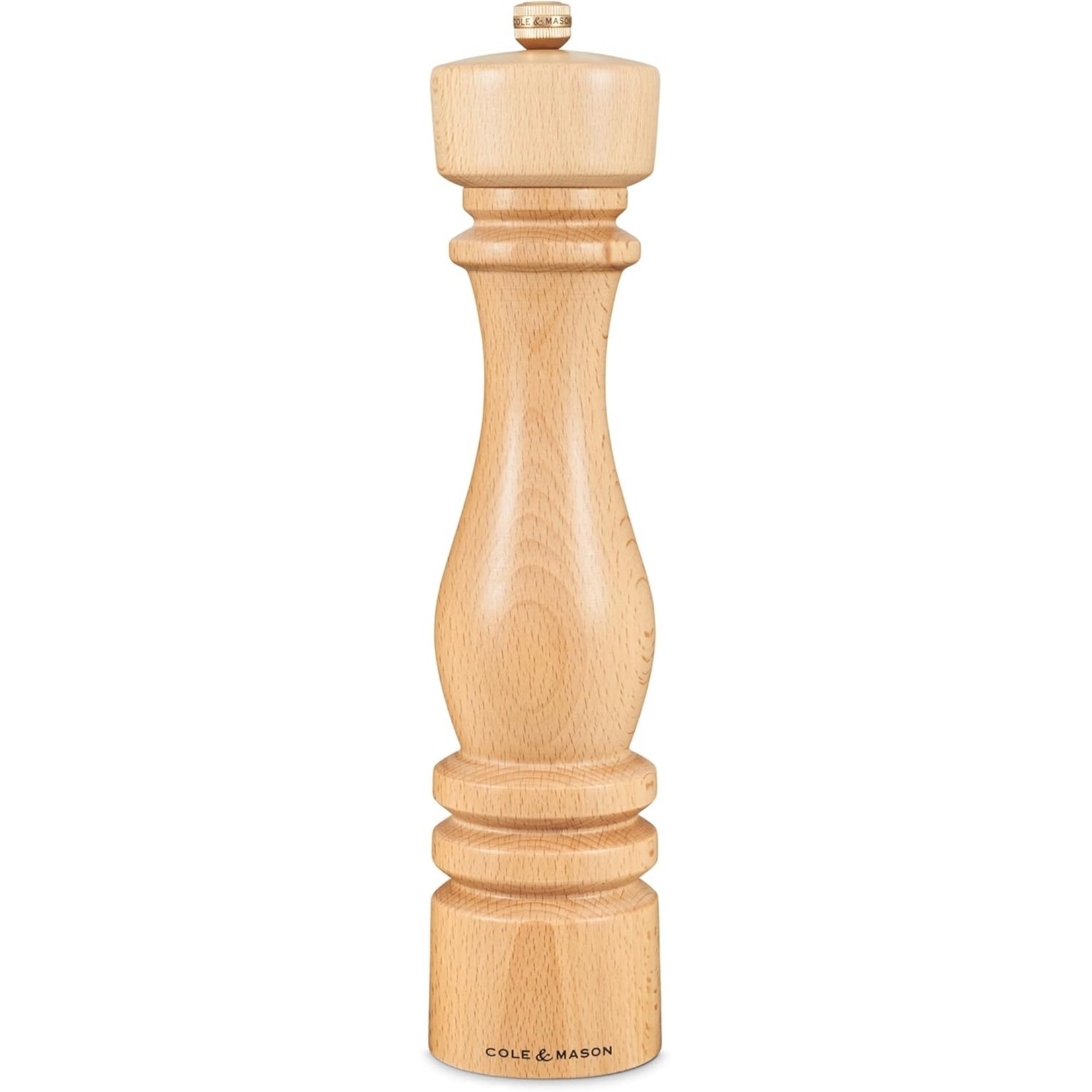 COLE & MASON LONDON 12" Natural Wood Pepper Mill