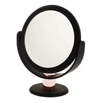 DANIELLE Miroir de vanité noir " Soft Touch", 10X/4"