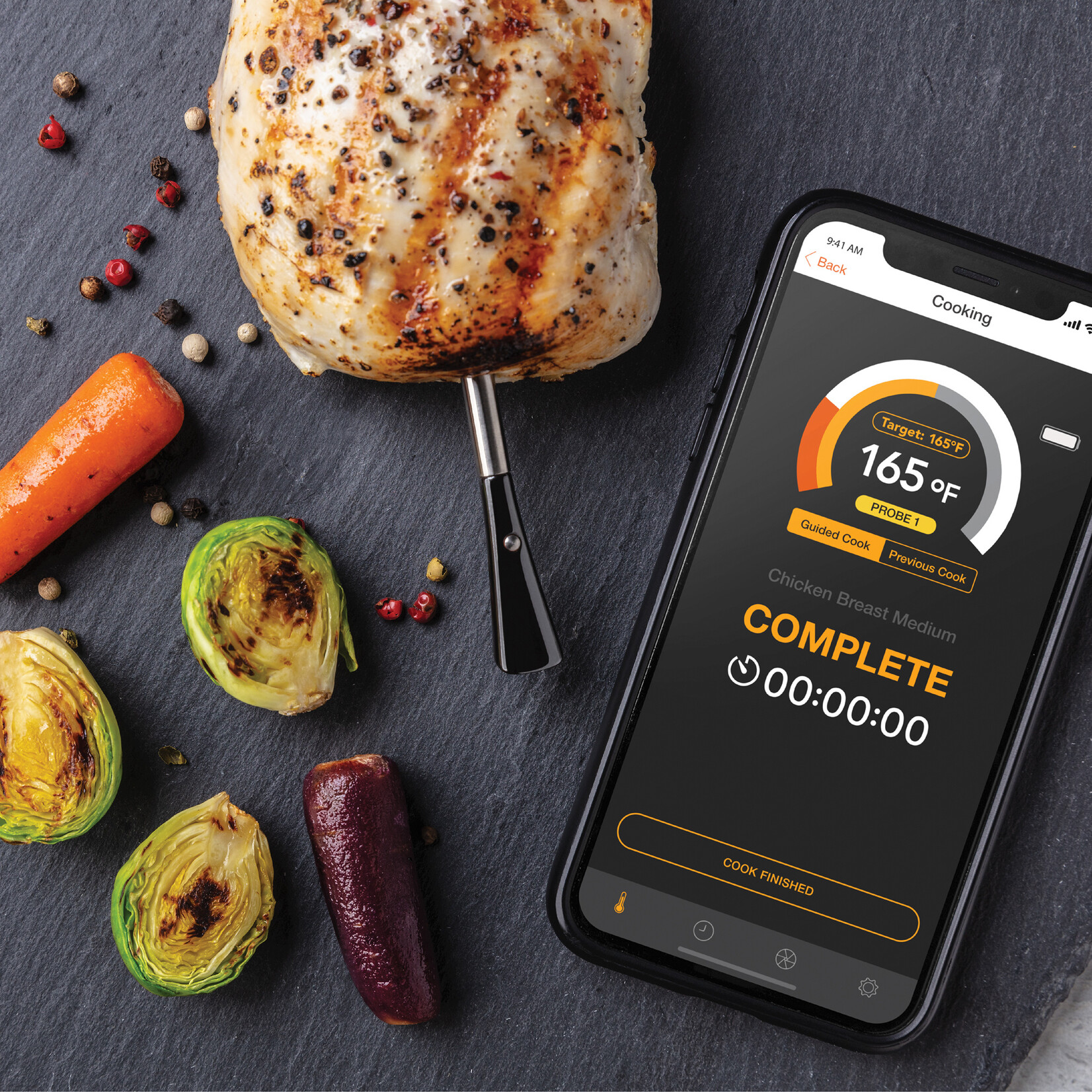 MAVERICK Thermomètre intelligent Bluetooth sans fil