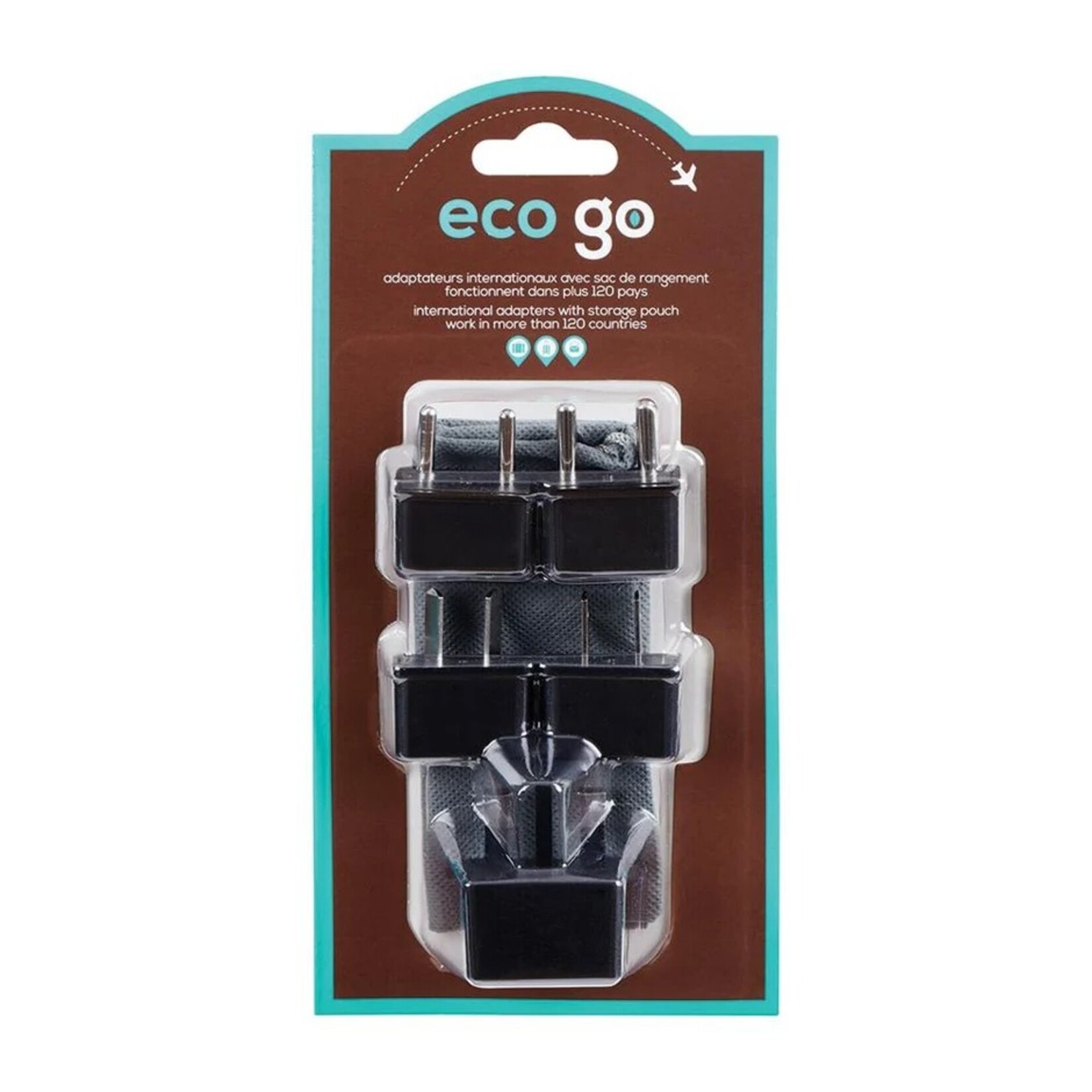 ECO GO International Adapters With Pouch