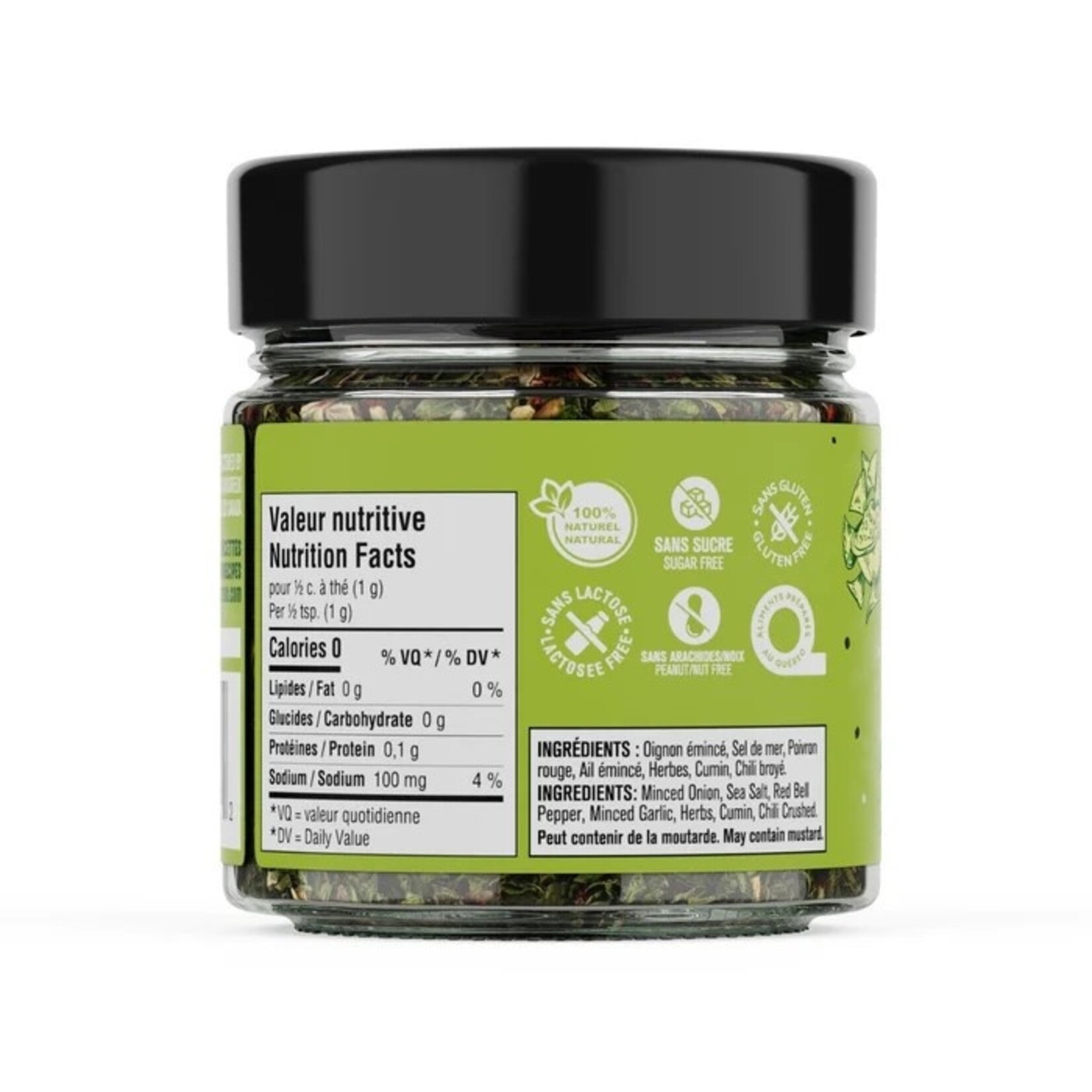 LES SAVOUREUX Assaisonnement Guacamole, 80g