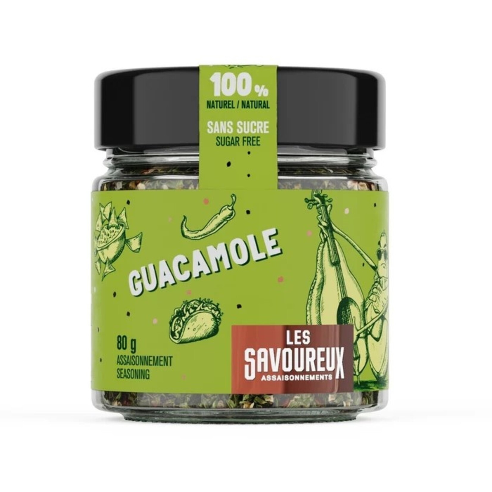 LES SAVOUREUX Assaisonnement Guacamole, 80g