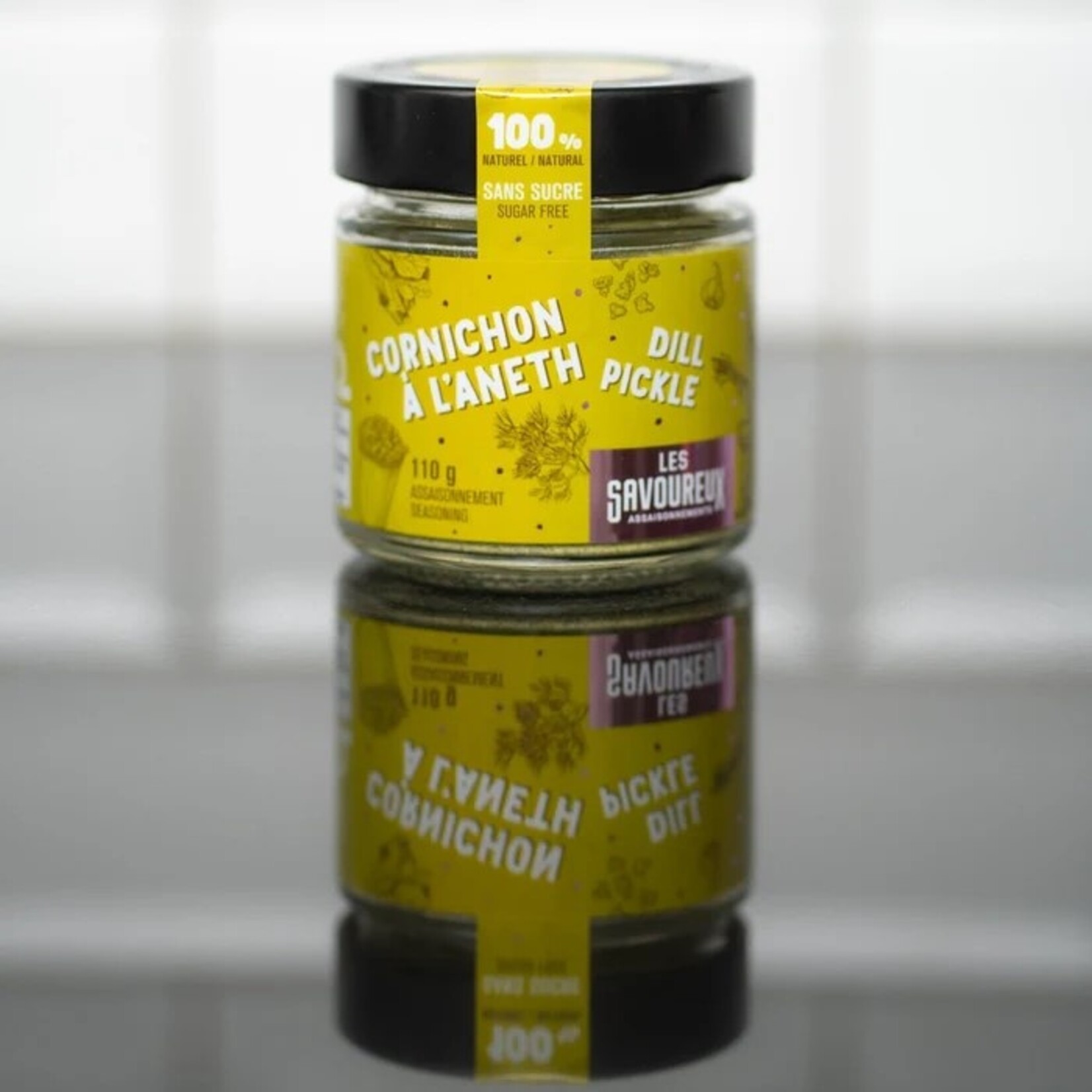 LES SAVOUREUX Assaisonnement Cornichon à L'Aneth, 110g