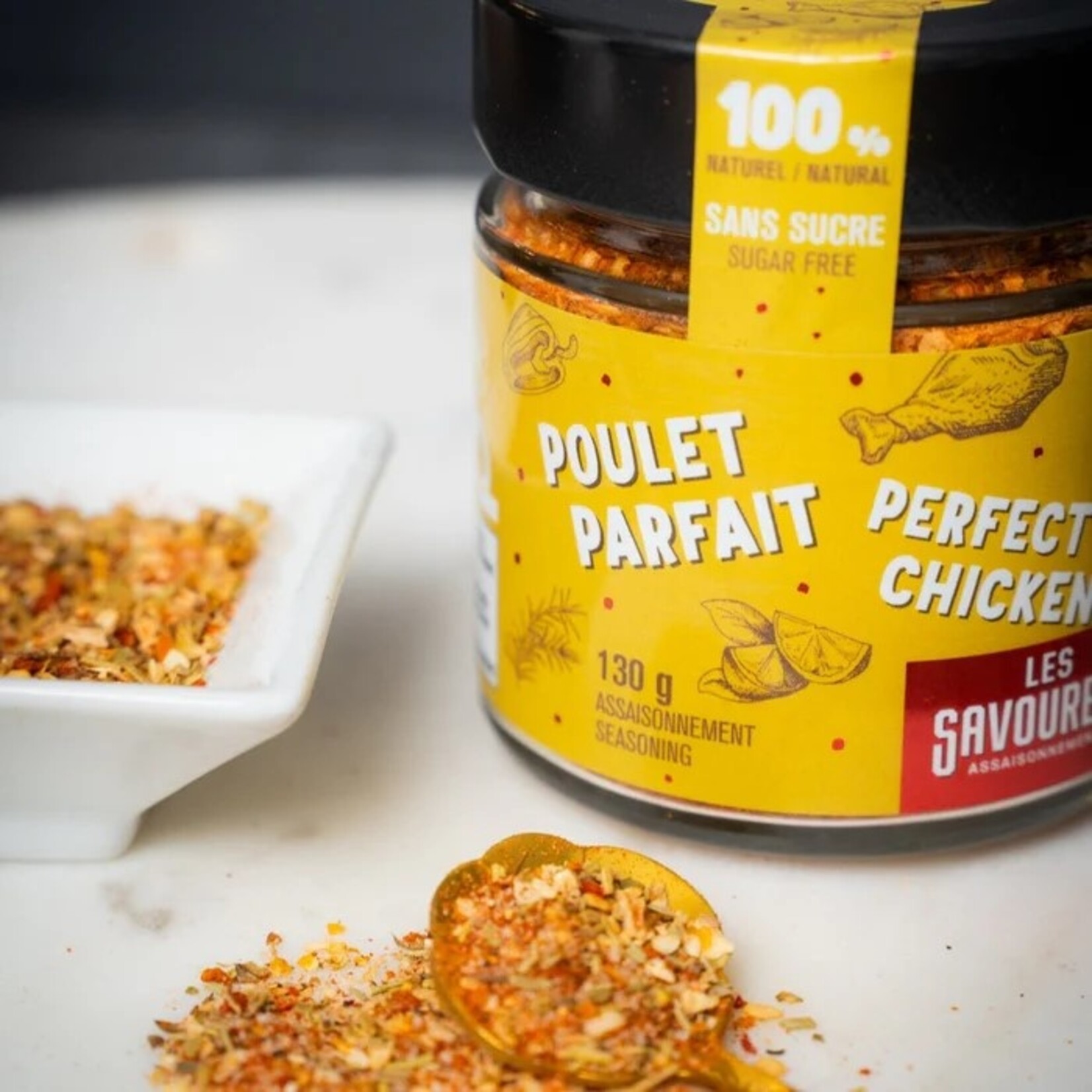 LES SAVOUREUX Assaisonnement Poulet Parfait, 130g
