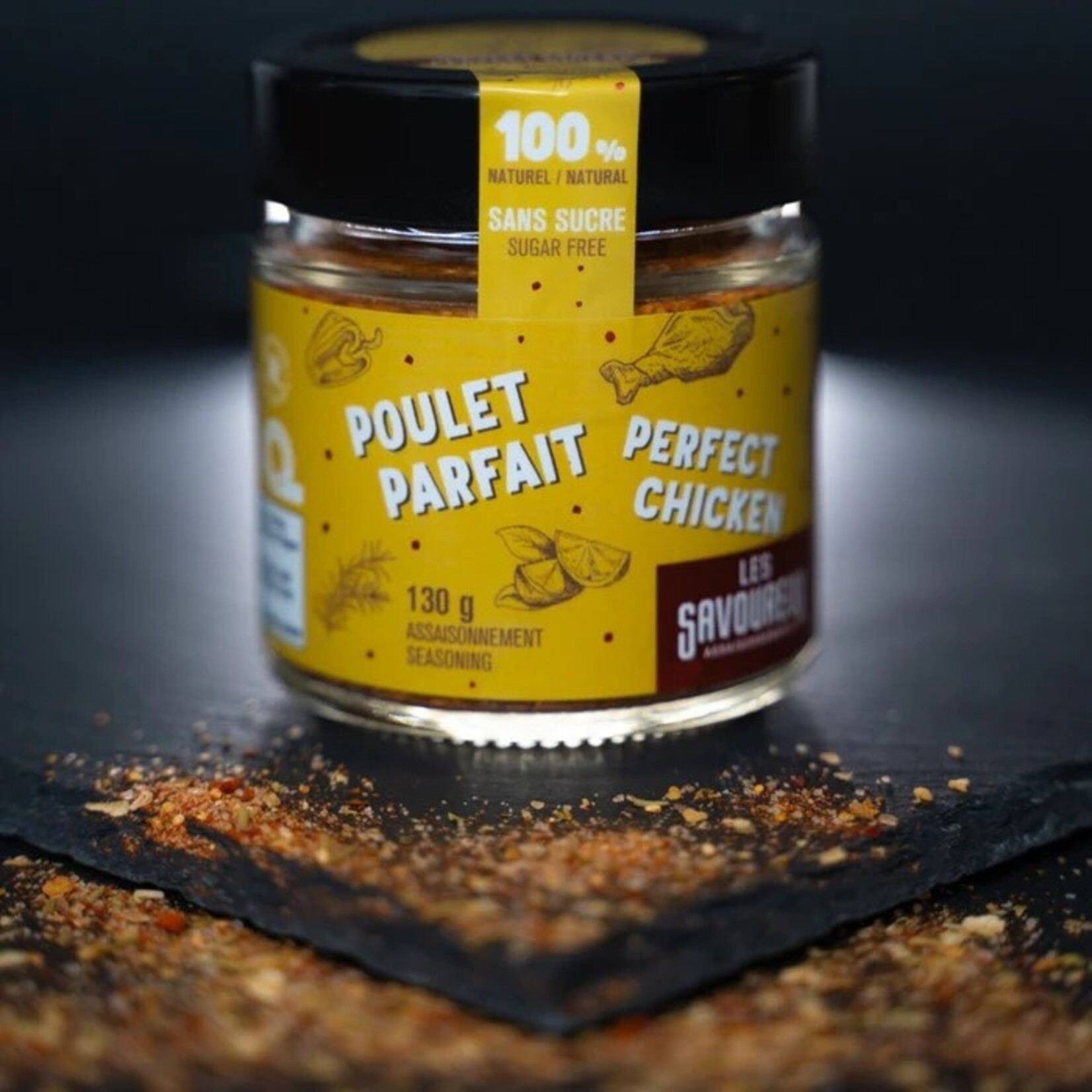 LES SAVOUREUX Assaisonnement Poulet Parfait, 130g