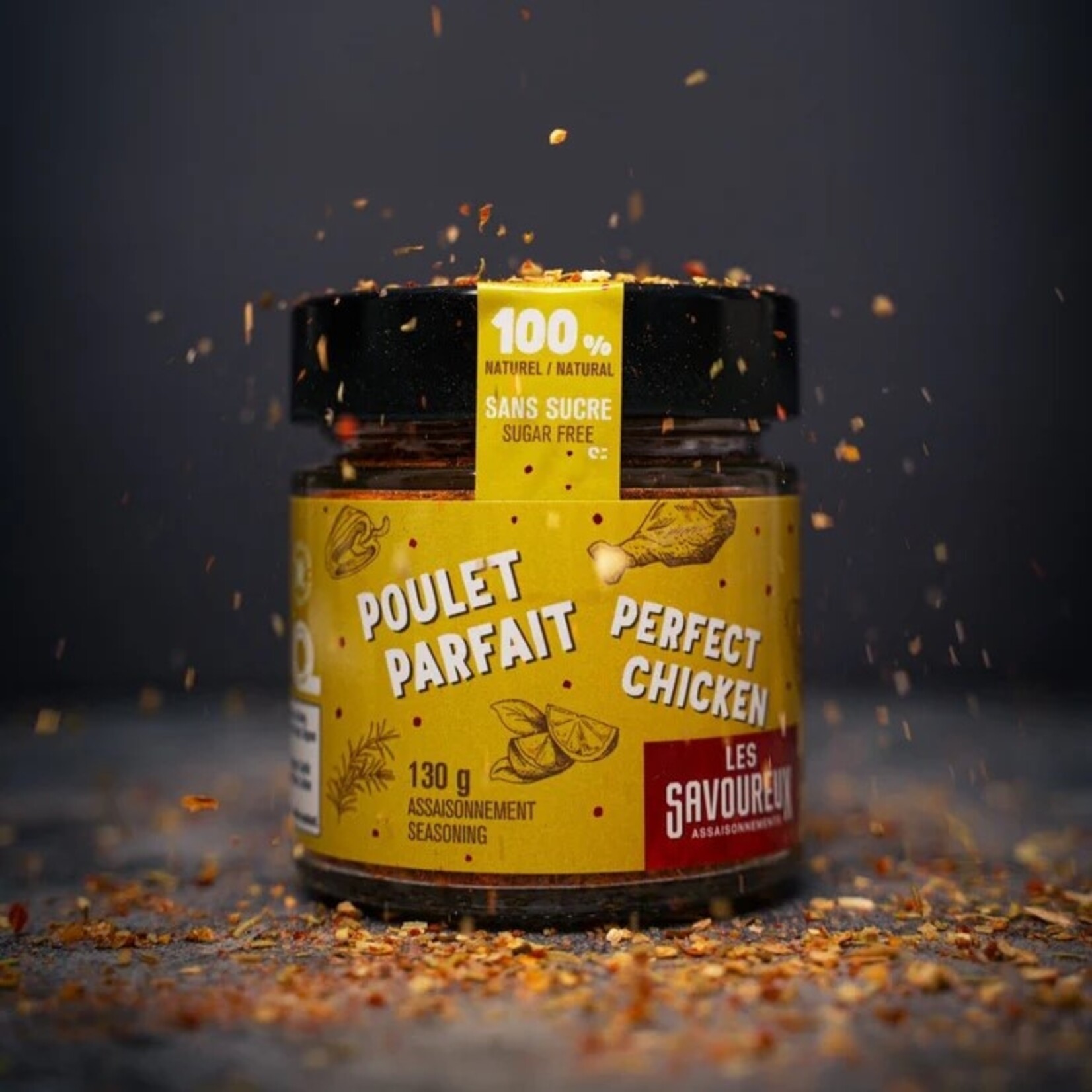 LES SAVOUREUX Assaisonnement Poulet Parfait, 130g