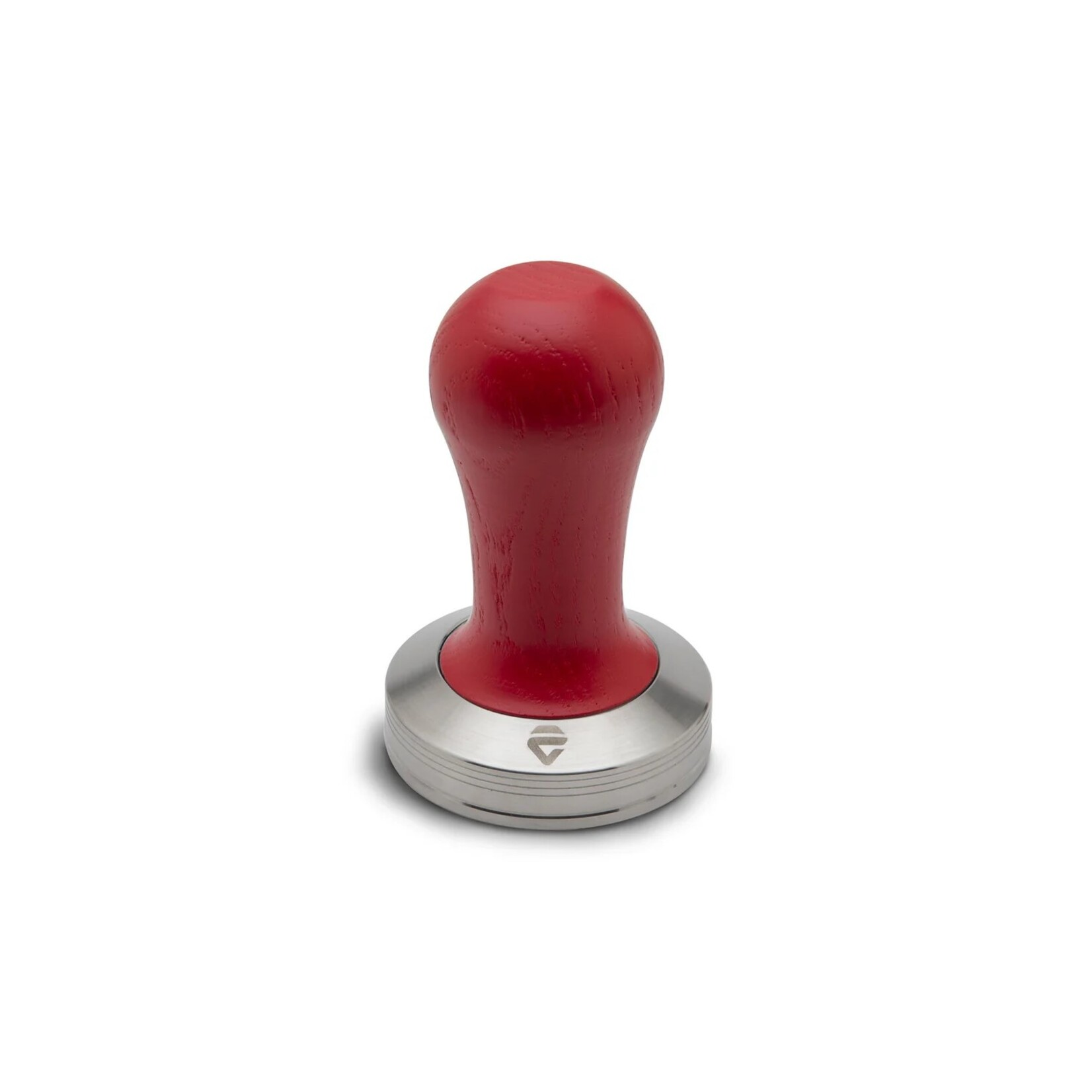 LELIT 57.35mm Stainless steel tamper with red wooden handle
