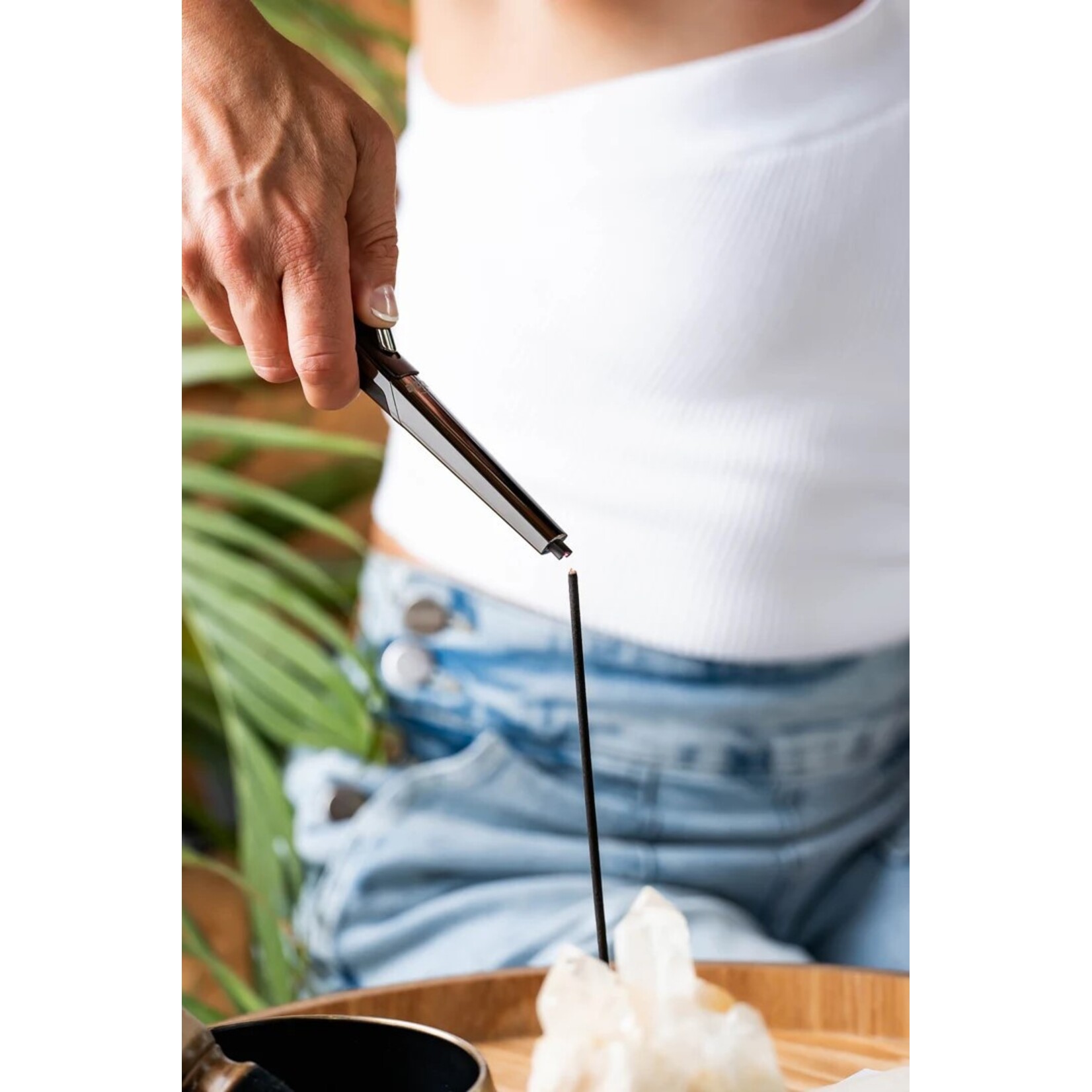 SIZZLE Briquet rechargeable USB LUX noir