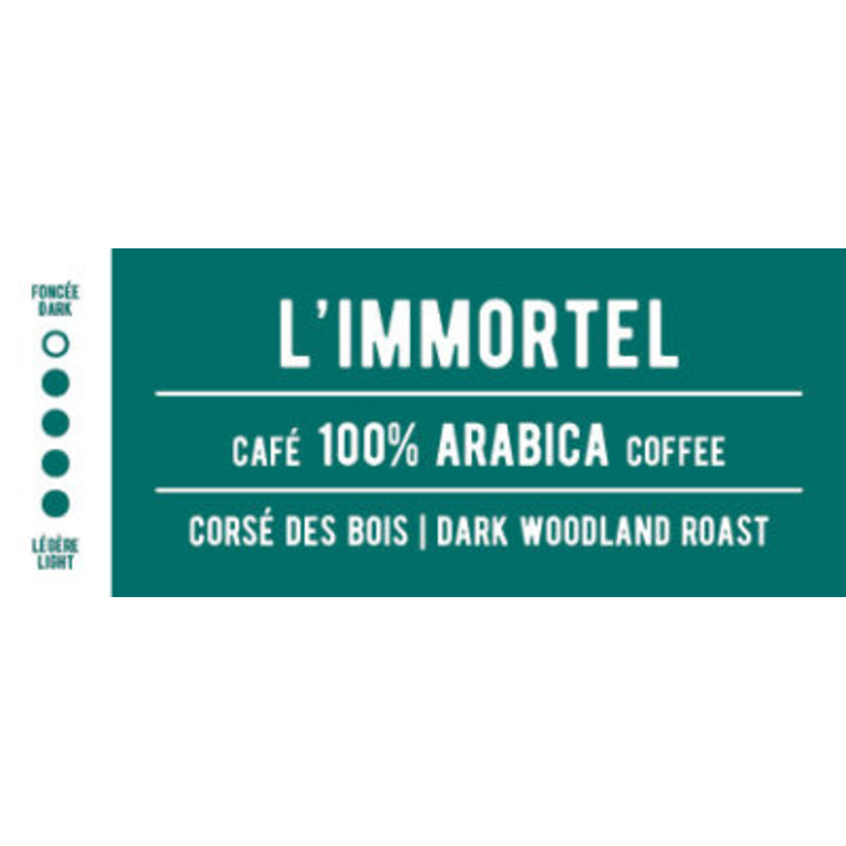 TORRÉFACTEUR SANS FRONTIERE The Immortal, 454G