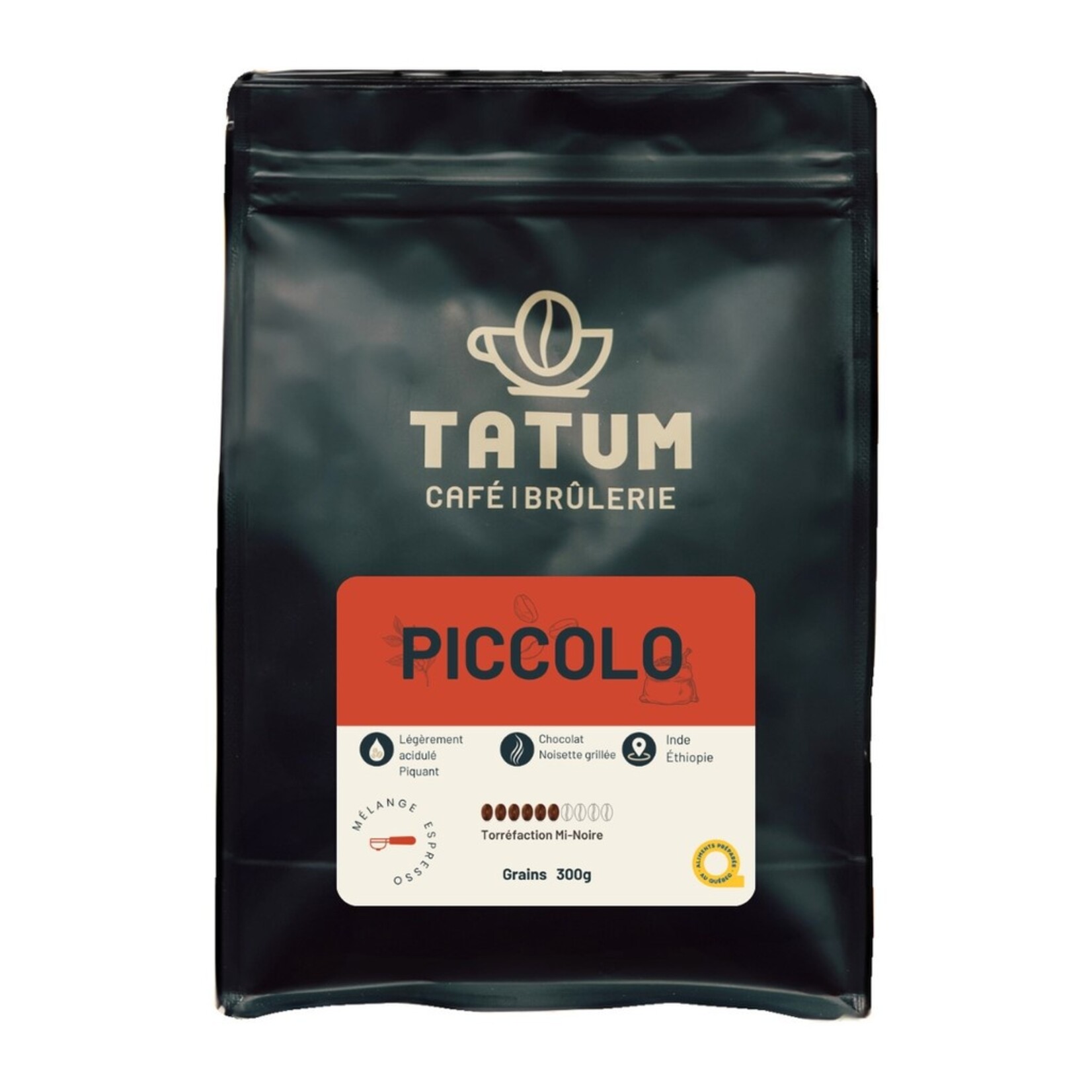 TATUM TATUM CAFÉ PICCOLO 300G  EN GRAIN
