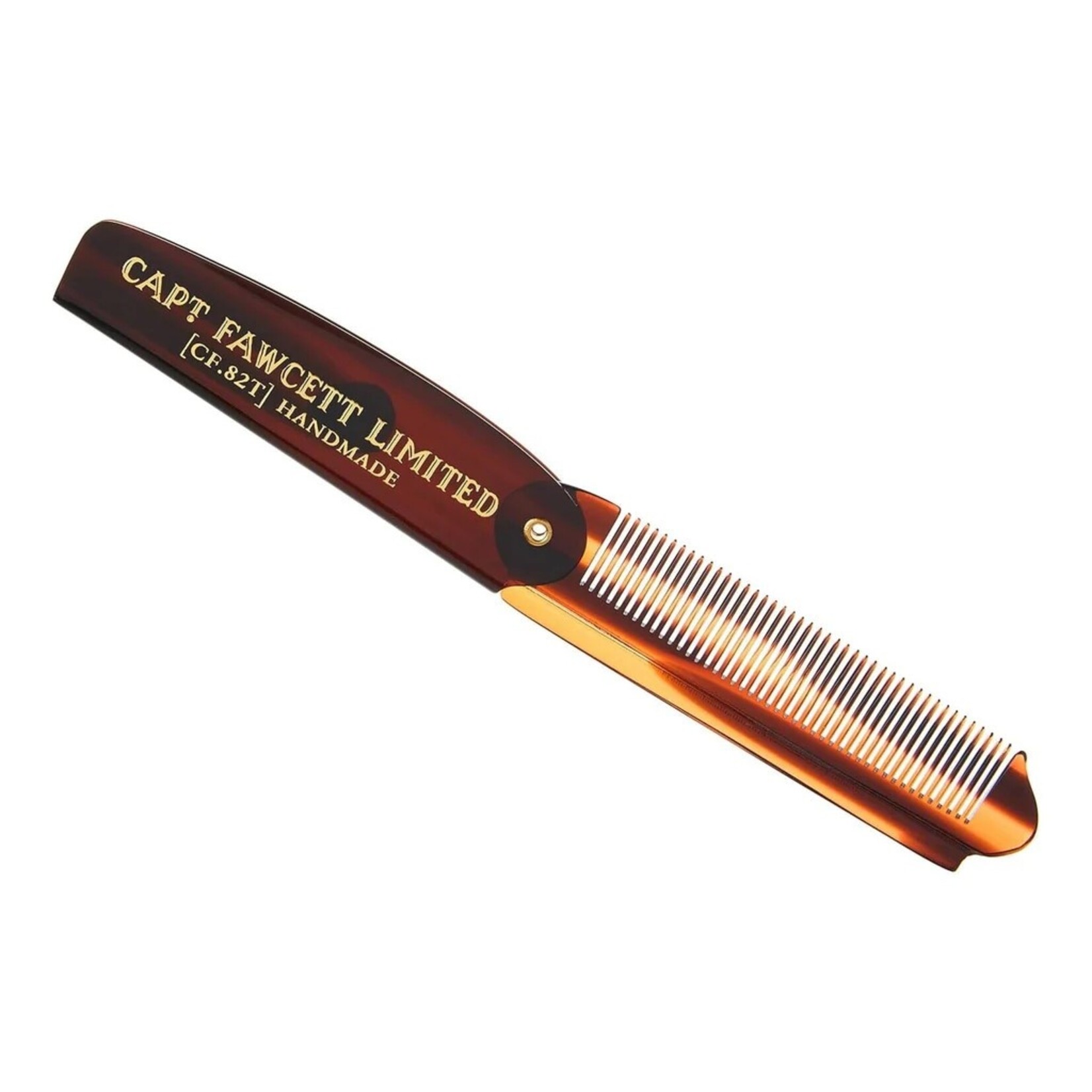CAPTAIN FAWCETT Folding Pocket Beard Comb, 193 mm