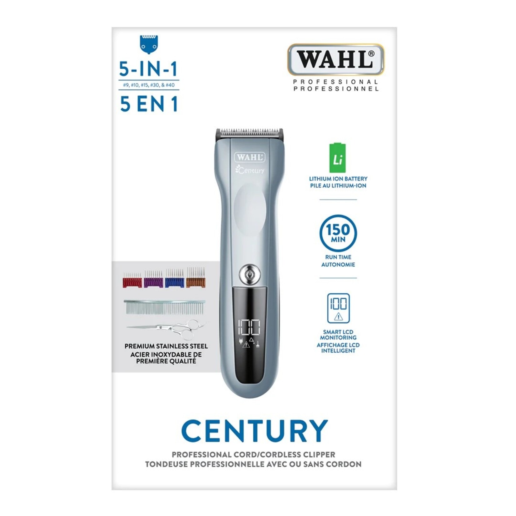 WAHL Tondeuse professionnelle avec/sans fil Century