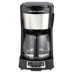 HAMILTON BEACH Programmable 5 Cup Compact Coffee Maker