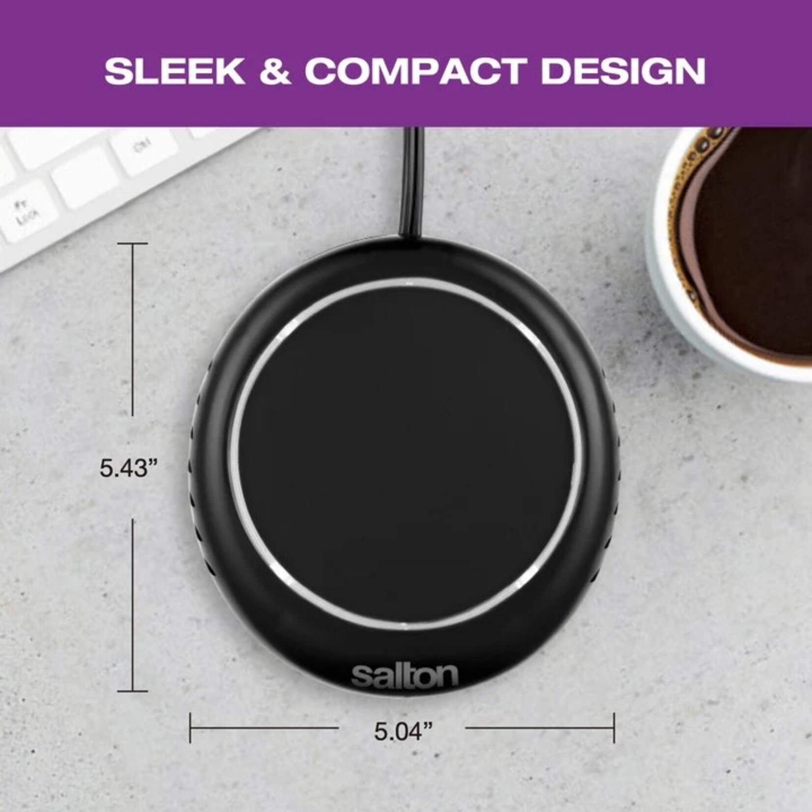 SALTON Chauffe-tasse lumineux