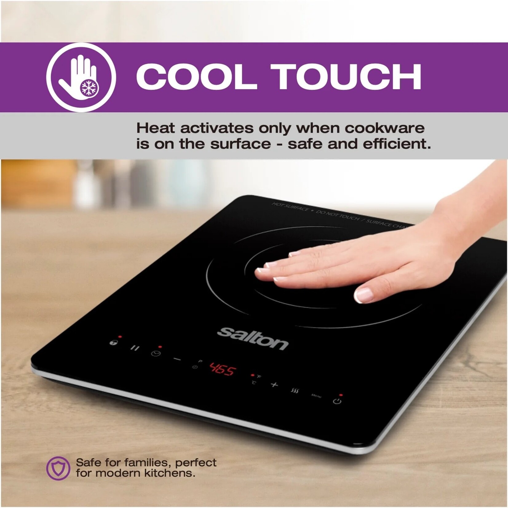 SALTON Slim Induction Cooktop
