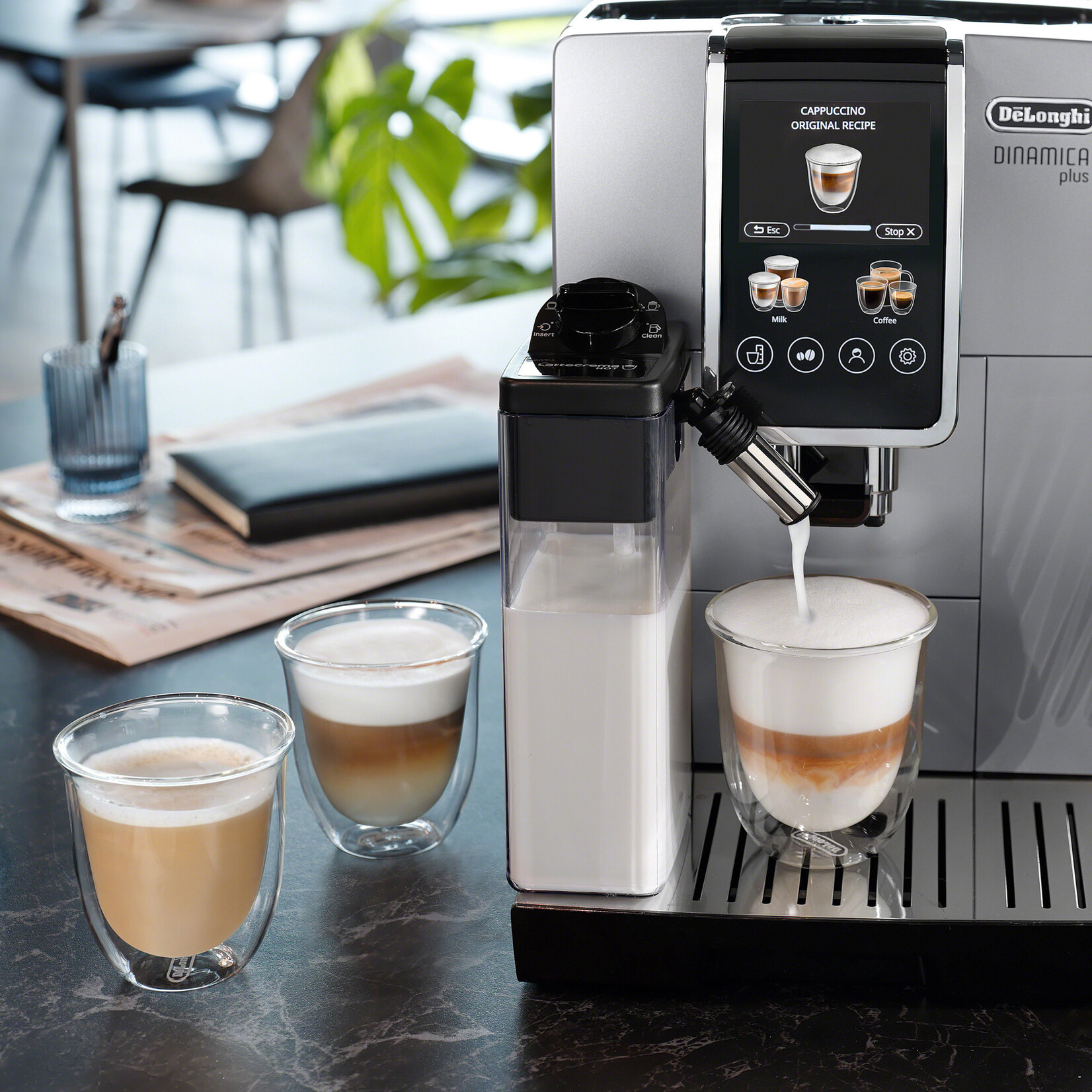DELONGHI Espresso automatique Dinamica Plus Argent